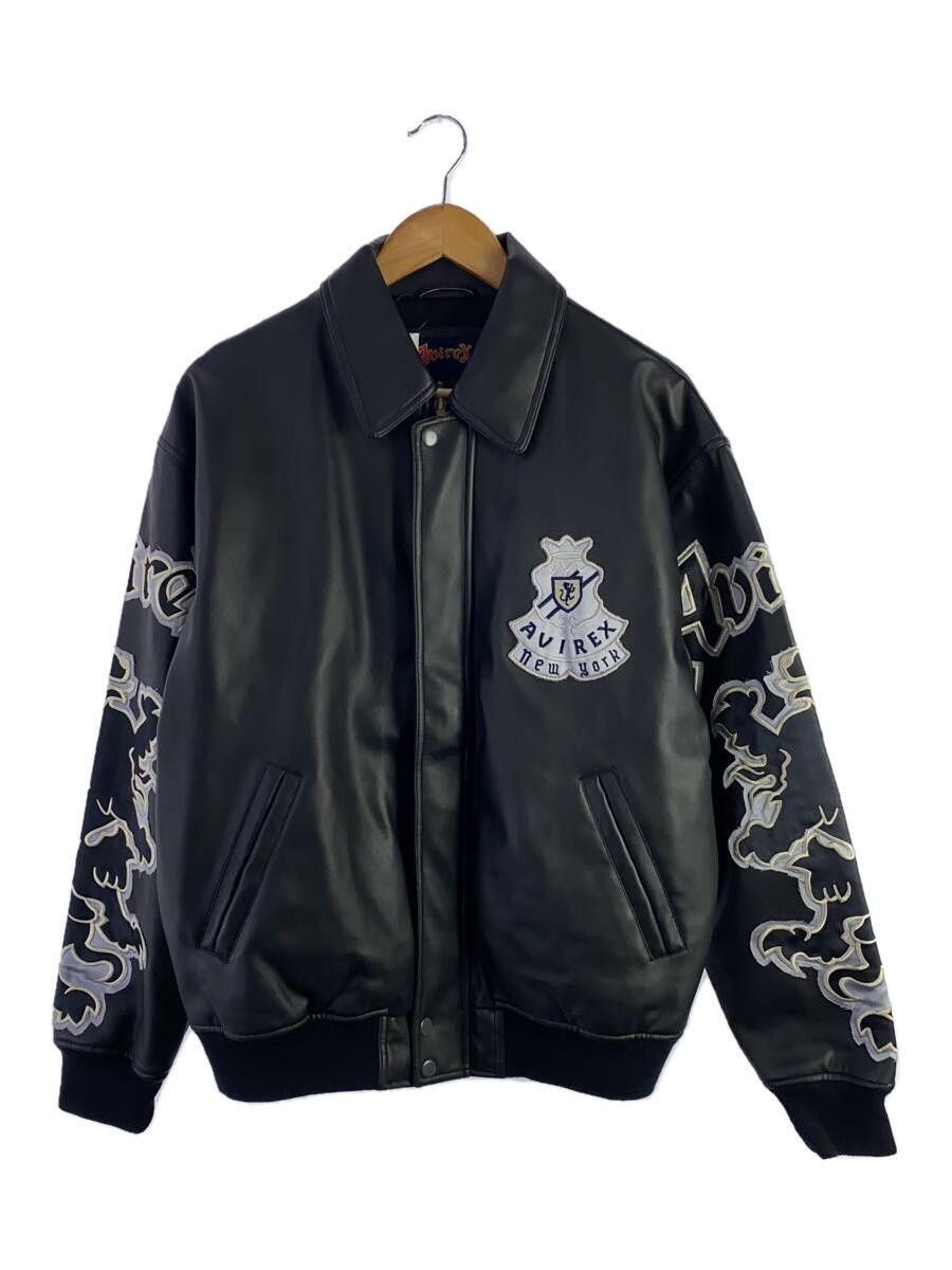 Avirex Avirex Lion Embroidery Polyester Leather Jacket Blouson Size US M / EU 48-50 / 2 - 1 Thumbnail