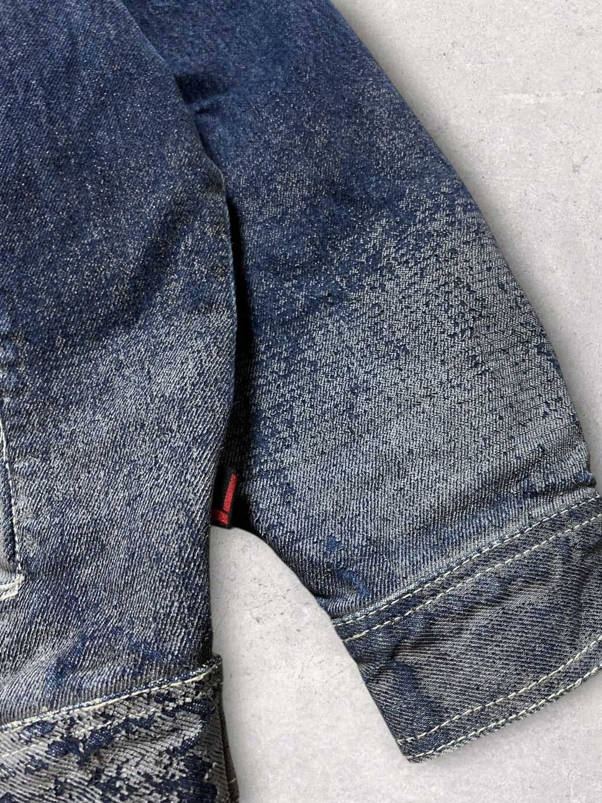 Fubu Fubu Collection blue denim jacket big rap baggy JNCO Size US XXL / EU 58 / 5 - 3 Thumbnail