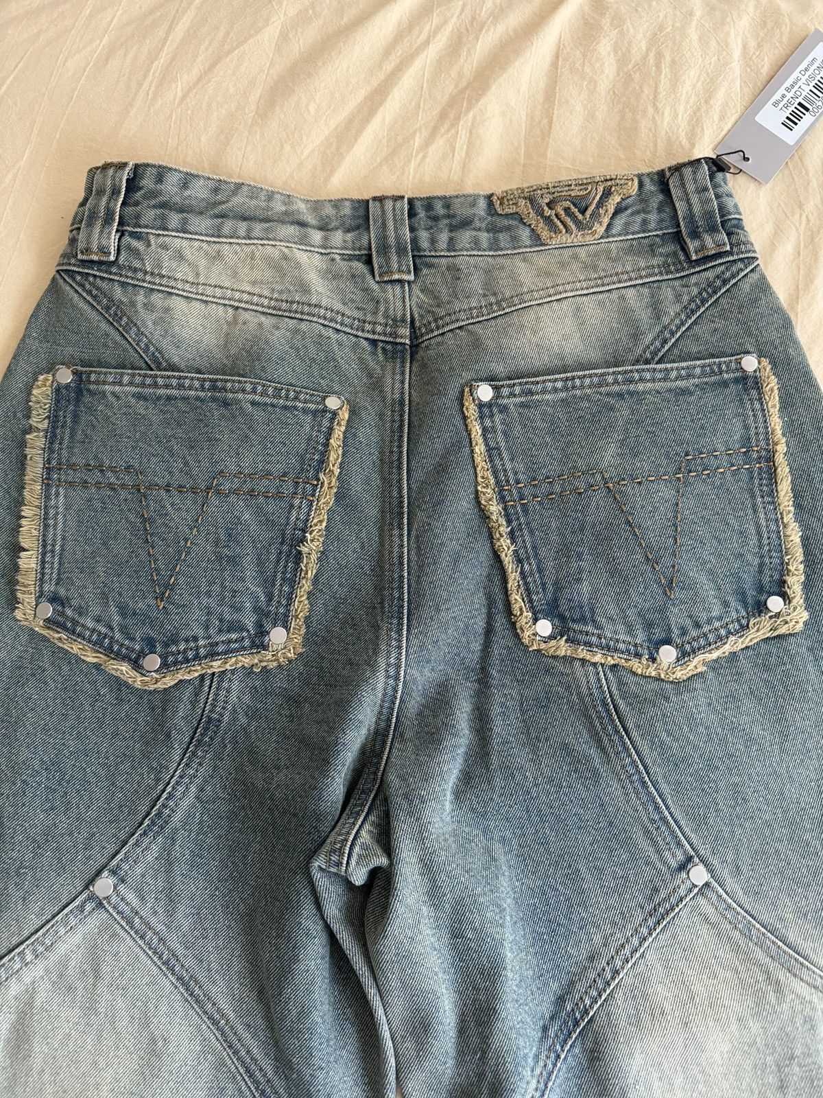 Trendt Vision Trendtvision Yellow/Blue Basic Denim (Small) Size US 32 / EU 48 - 4 Thumbnail