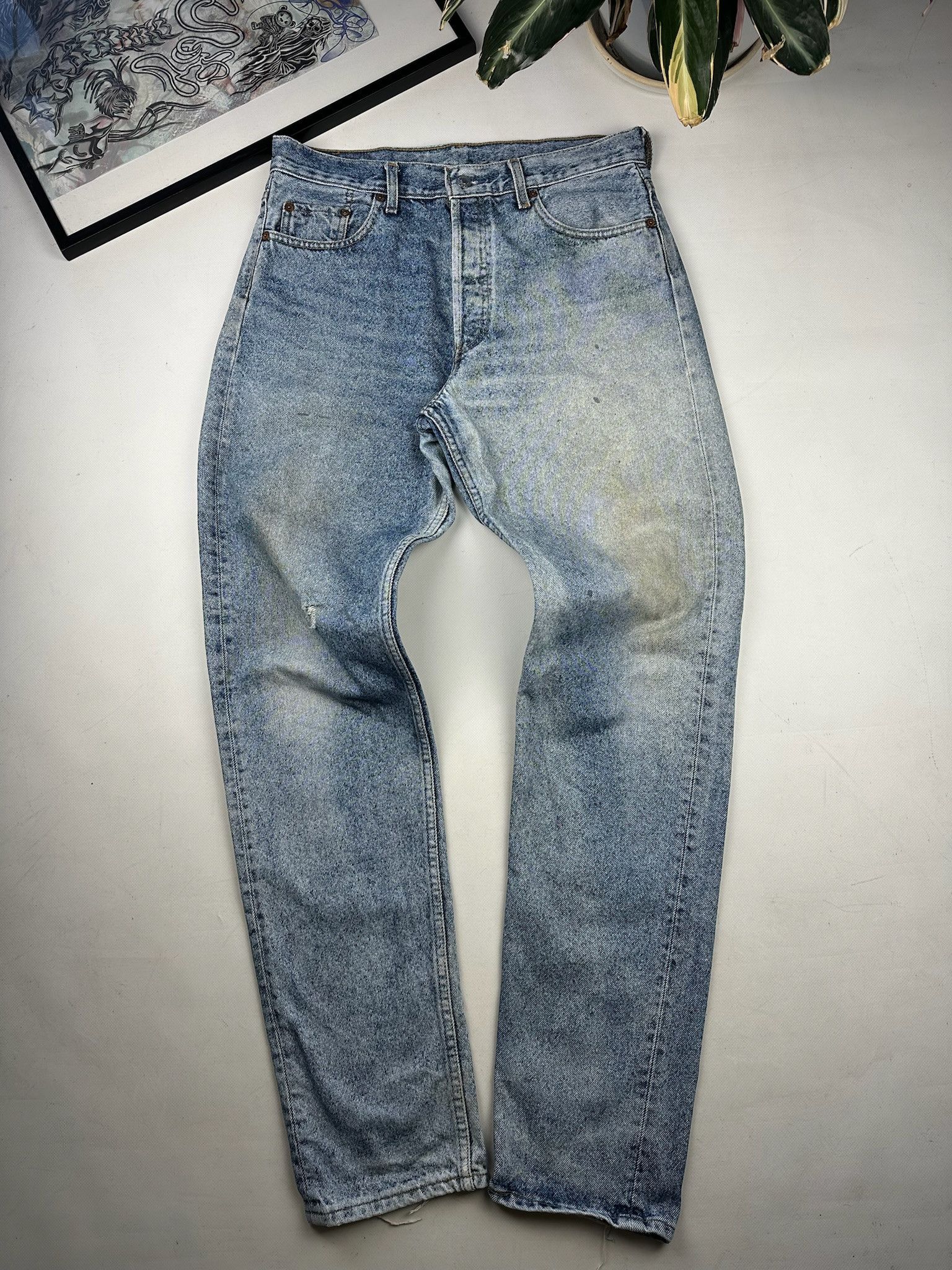 Levi's Vintage Levis 525 Light Wash Jeans Size US 33 - 6 Thumbnail