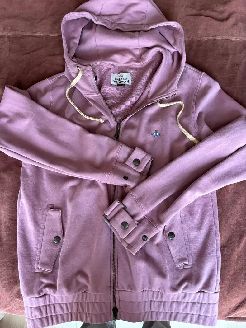 Vivienne Westwood Vivienne Westwood Pink zip-up sweatshirt Size US L / EU 52-54 / 3 - 3 Thumbnail