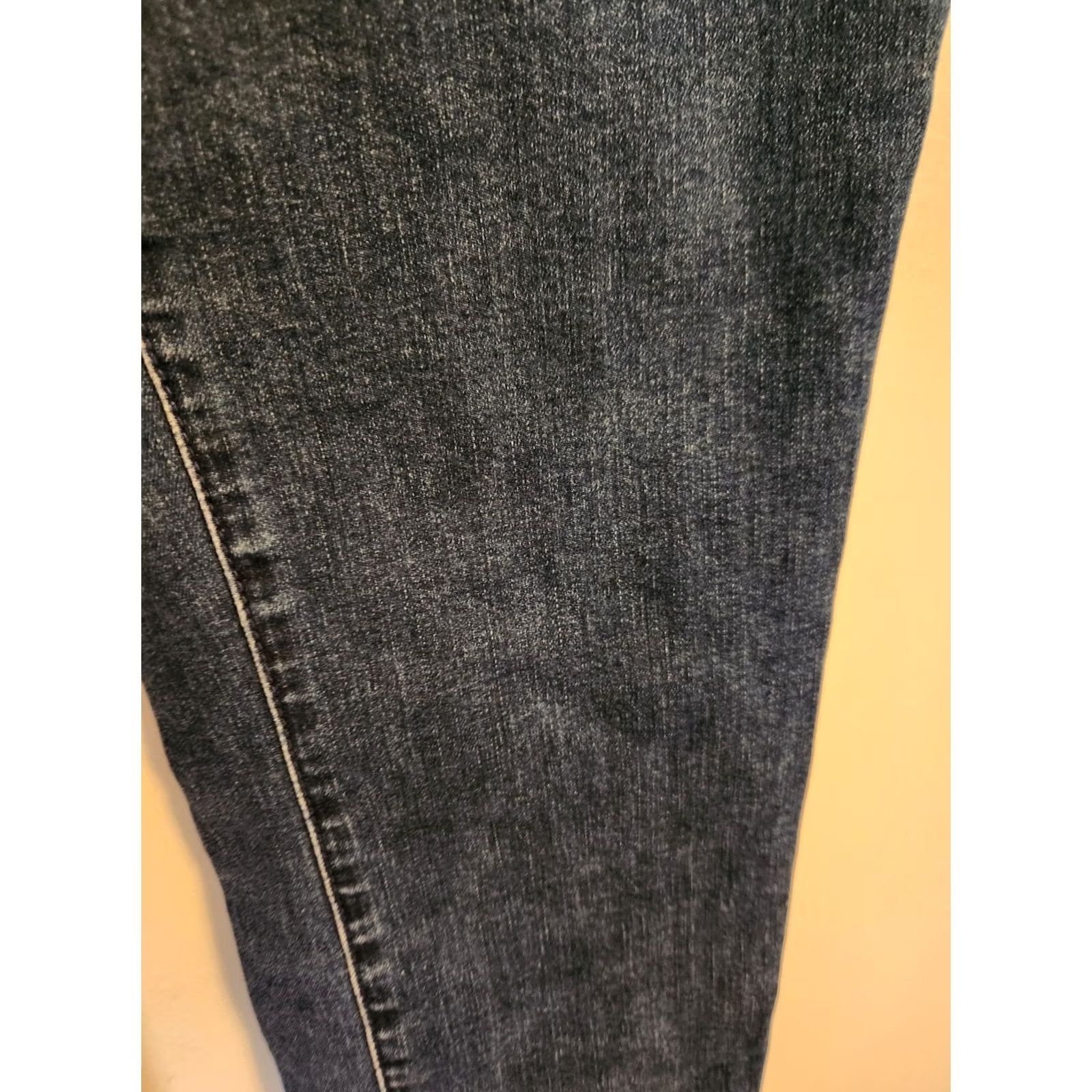 Denime DG2 Diane Gilman Blue Denim Stretchy Straight Leg Jeans 12 Petite Womens Jeans Size 34" / US 12 / IT 48 - 5 Thumbnail
