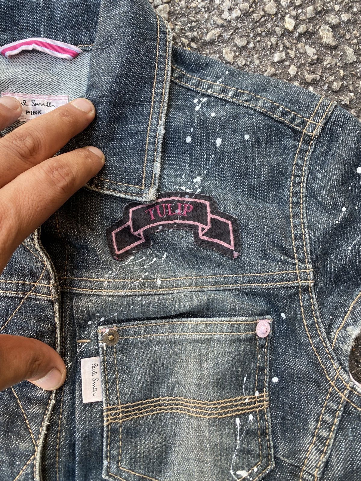 Paul Smith Paul Smith Pink Denim Jacket Size M / US 6-8 / IT 42-44 - 6 Thumbnail