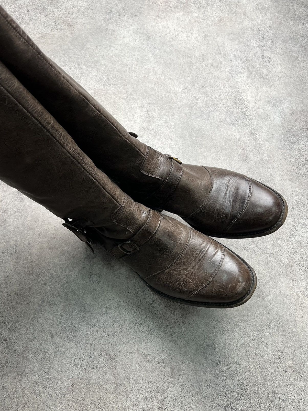 Belstaff Belstaff vintage biker high knee belted boots Size US 8 / IT 38 - 6 Thumbnail