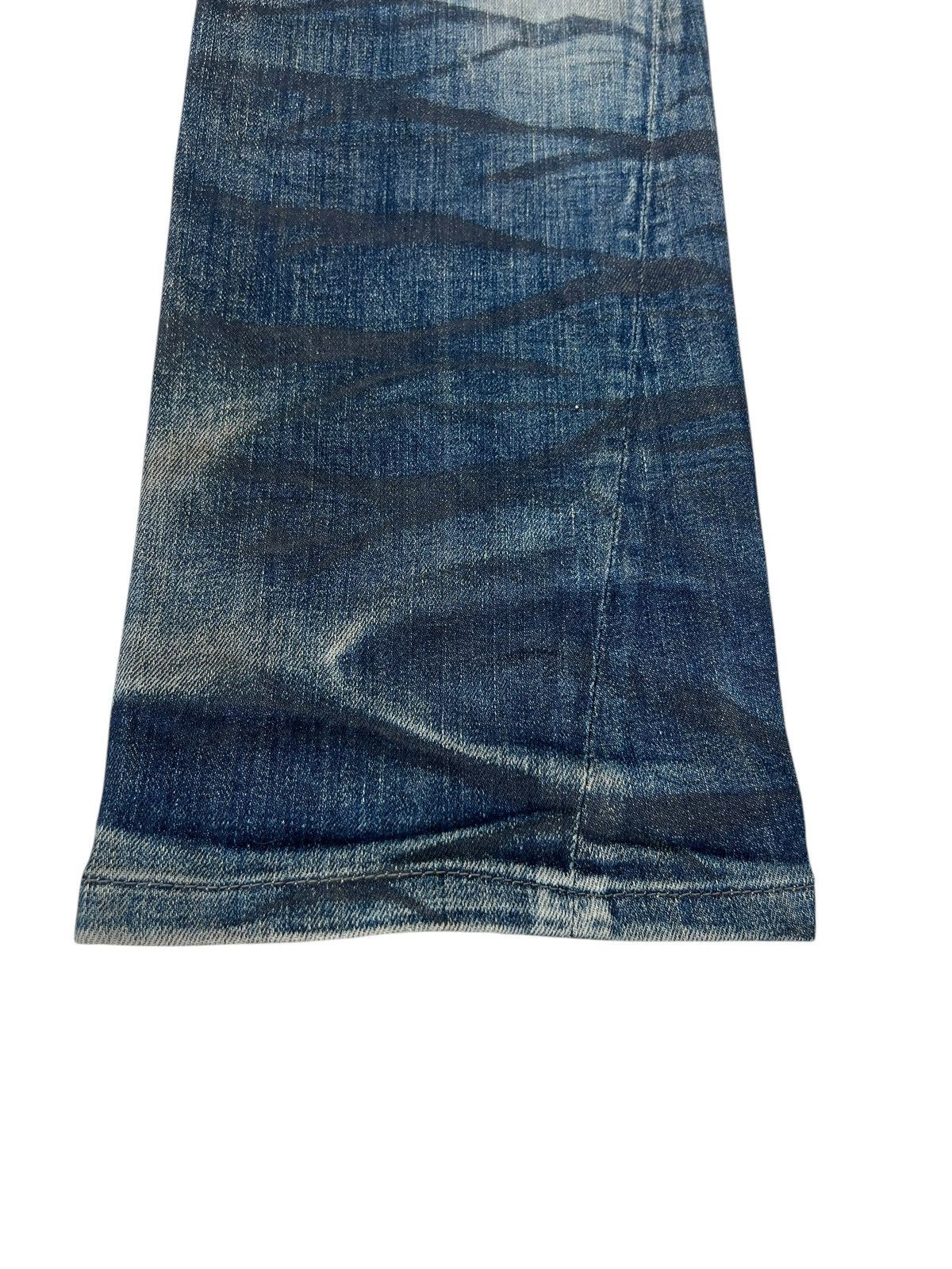 Tornado Mart Trashed Tornado Mart Japan Dirty Muddy Denim Jeans Distress Size US 33 - 11 Thumbnail