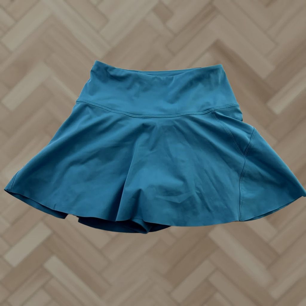Athleta Athleta Skort 13 1/2" Womens XS Blue Athletic Tennis Shorts Skort Summer Spring Size ONE SIZE - 1 Thumbnail