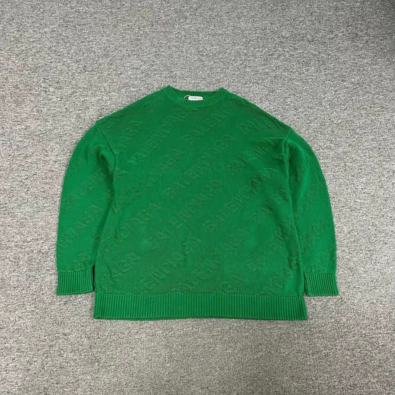 Balenciaga Balenciaga Full print stretch knit sweater 2502-Nextarrow Size US S / EU 44-46 / 1 - 1 Thumbnail