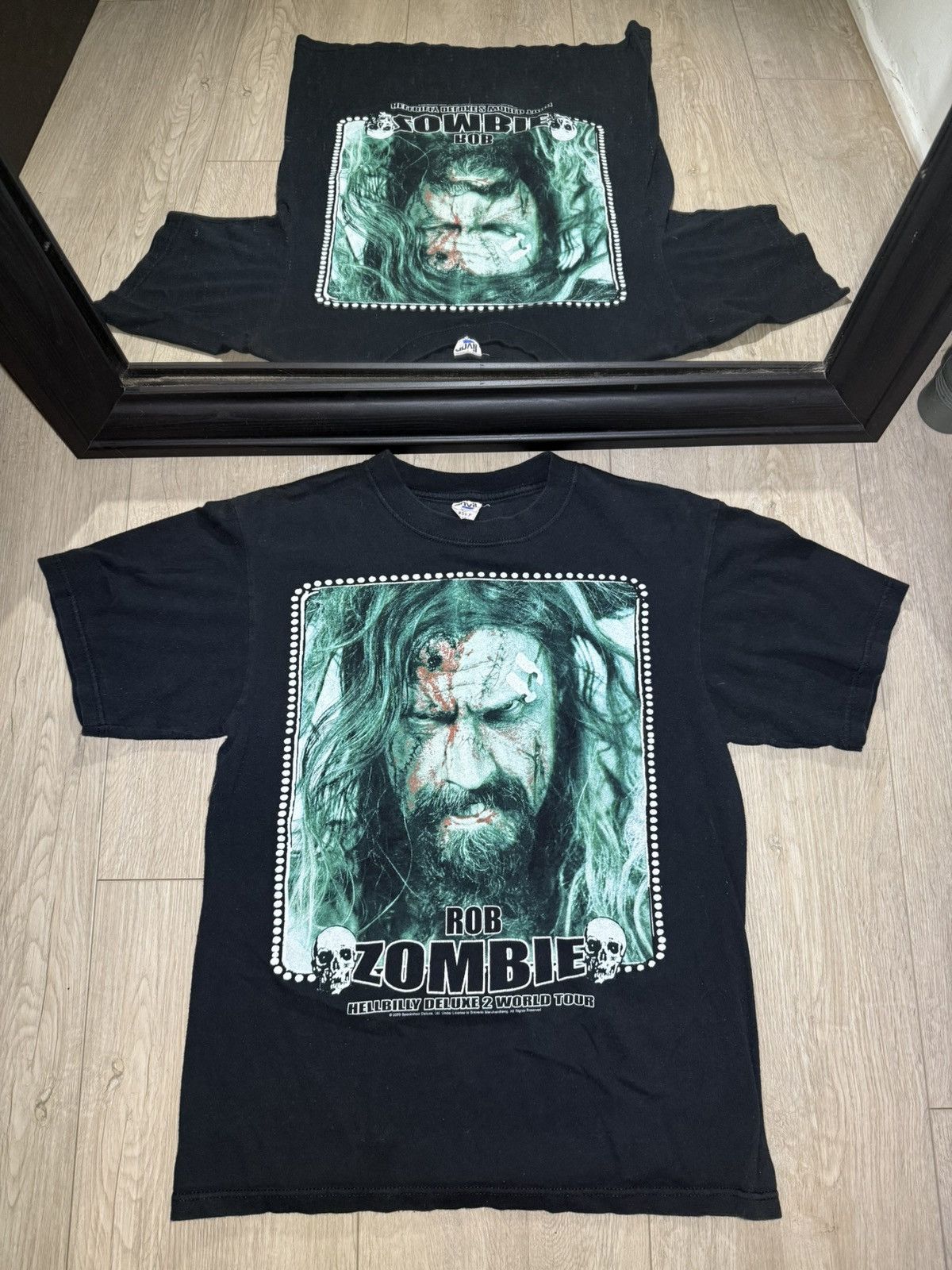 Band Tees × Vintage Vintage / Y2K Rob Zombie Hellbilly Deluxe 2 World Tour Size US M / EU 48-50 / 2 - 2 Thumbnail