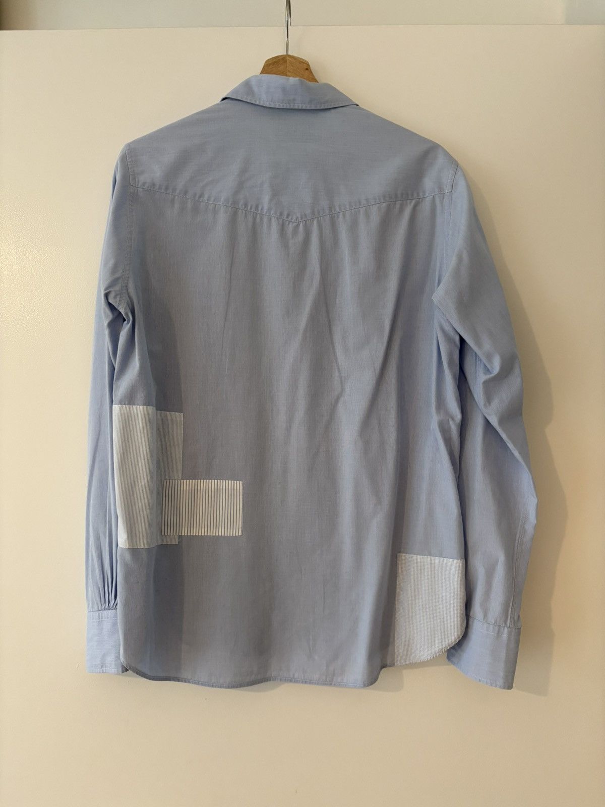 Officine Generale Patch Work Button Up Shirt Size US M / EU 48-50 / 2 - 2 Thumbnail