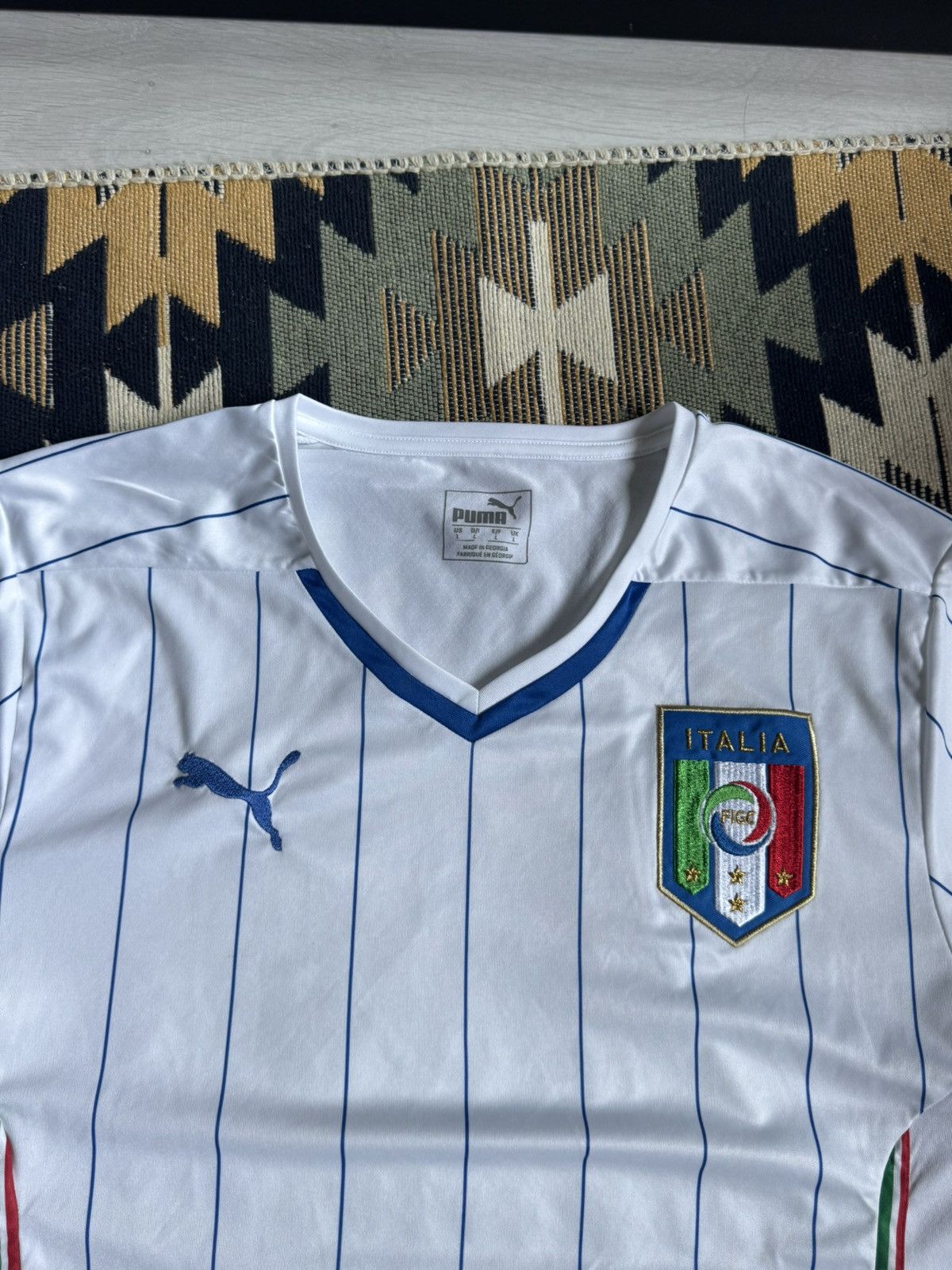 Puma Vintage Puma Italia 2014/16 Blockcore Jersey Size US L / EU 52-54 / 3 - 6 Thumbnail
