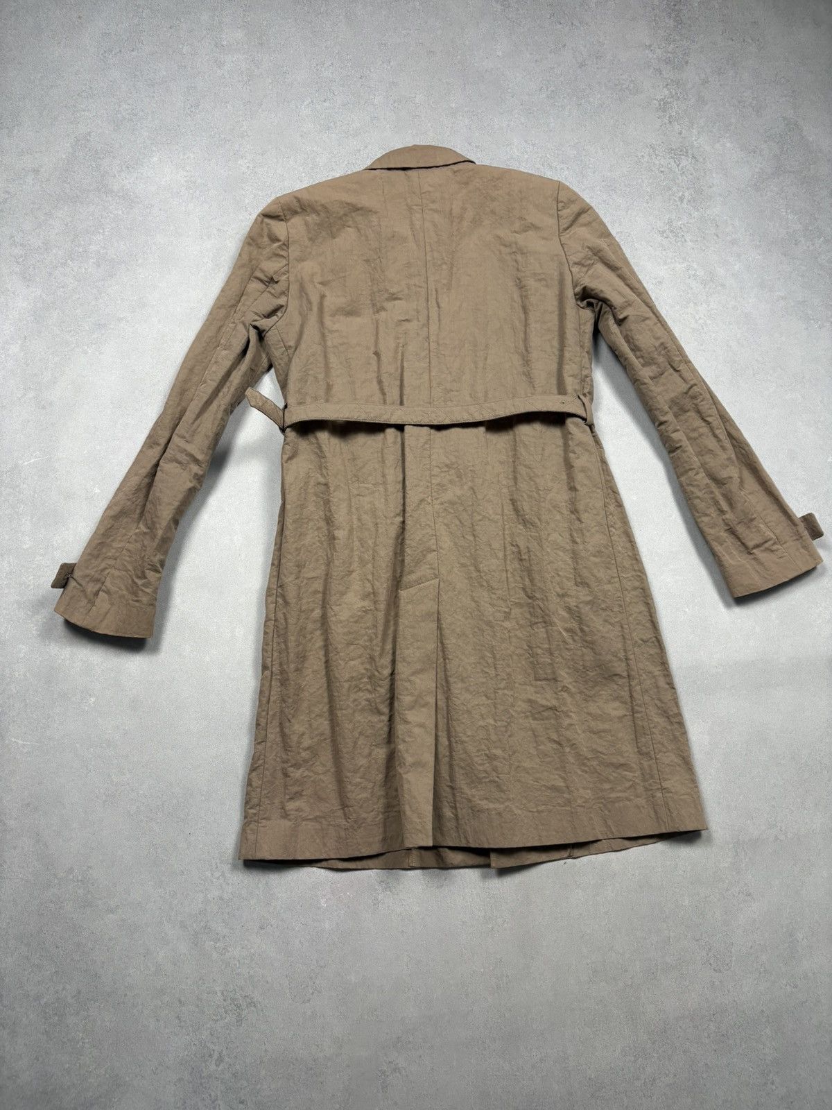 Burberry Burberry Runway Showroom Sample Trench Coat In Taupe Beige Size S / US 4 / IT 40 - 2 Thumbnail
