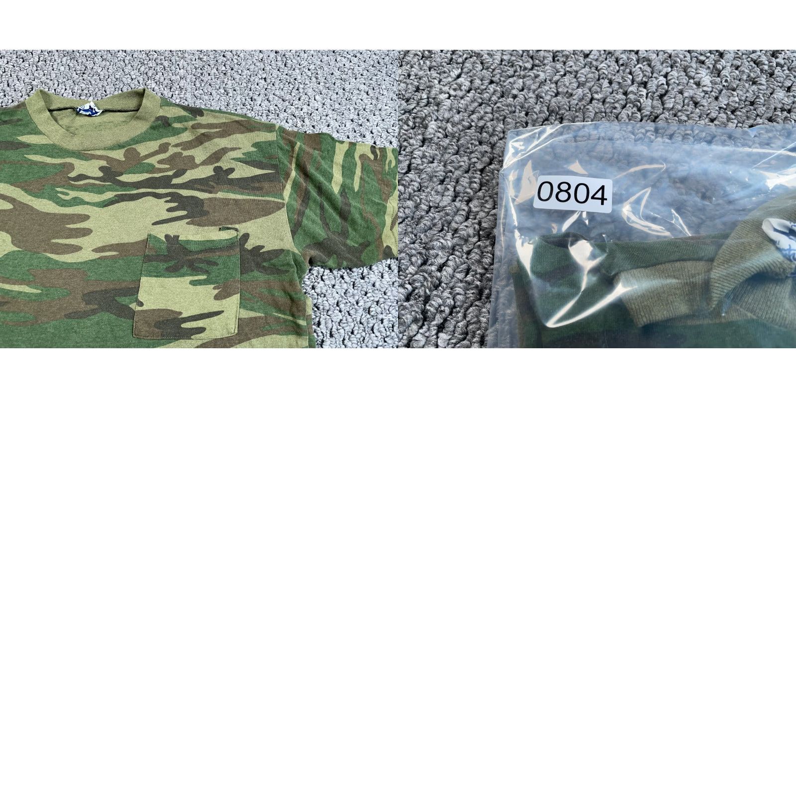 Imperial VTG Imperial Camouflage Pocket T-Shirt Adult Large Green Camo Outdoors Hunting Size US L / EU 52-54 / 3 - 8 Thumbnail
