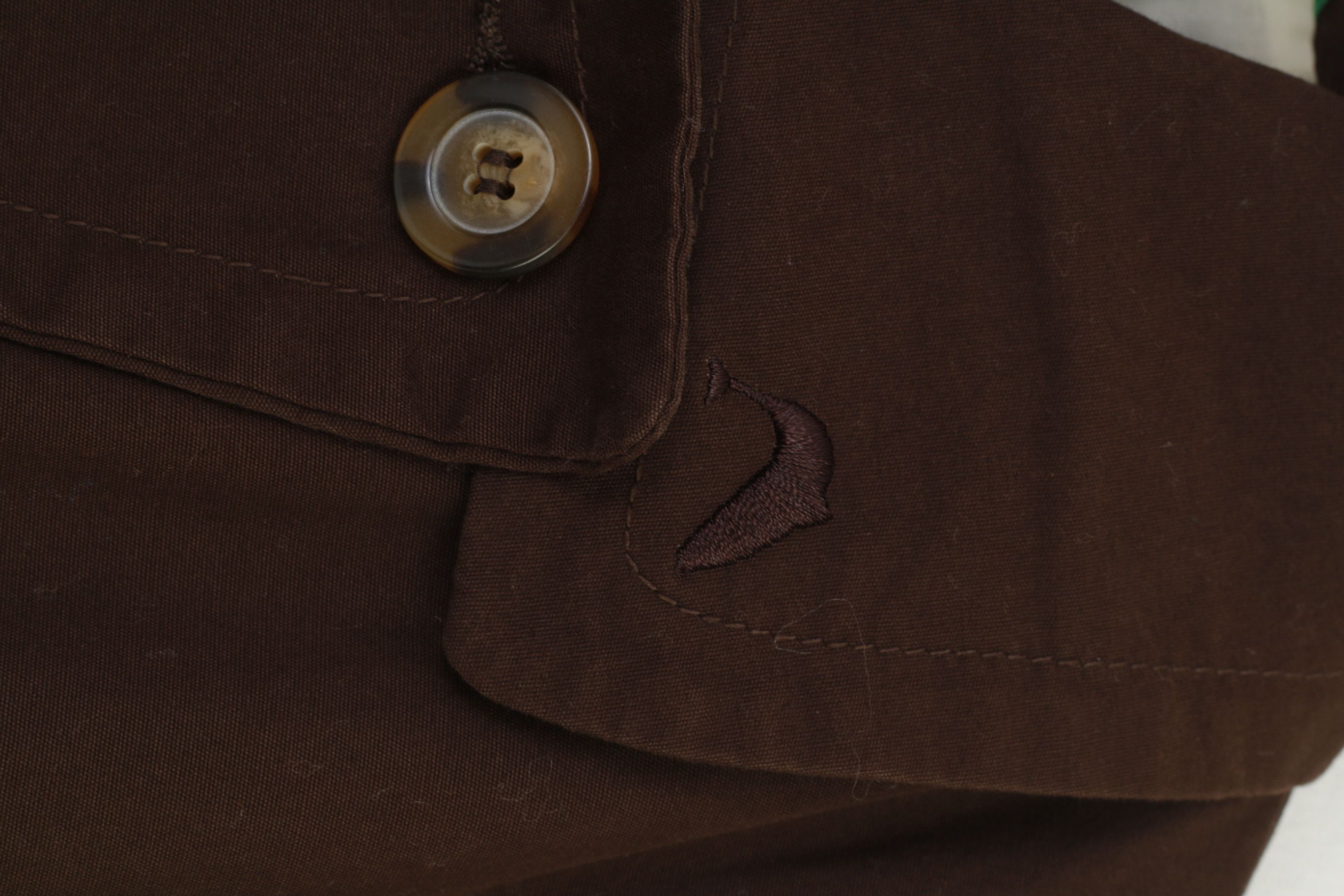Vintage Leevalley Women M Coat Brown Trench Cotton 9767 Size M / US 6-8 / IT 42-44 - 5 Thumbnail