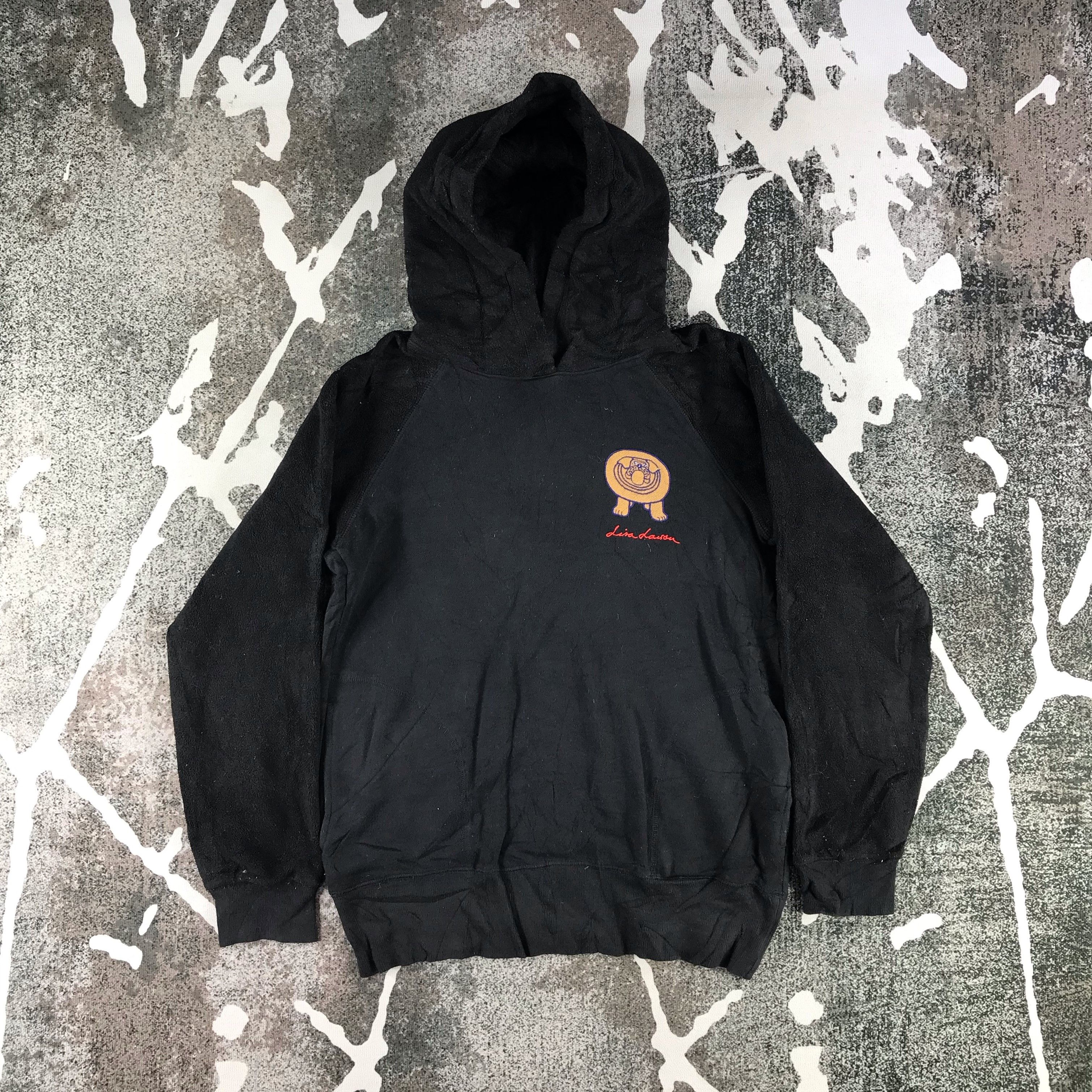 Uniqlo Uniqlo x Lisa Larson Black Hoodie F224 Size US L / EU 52-54 / 3 - 1 Thumbnail