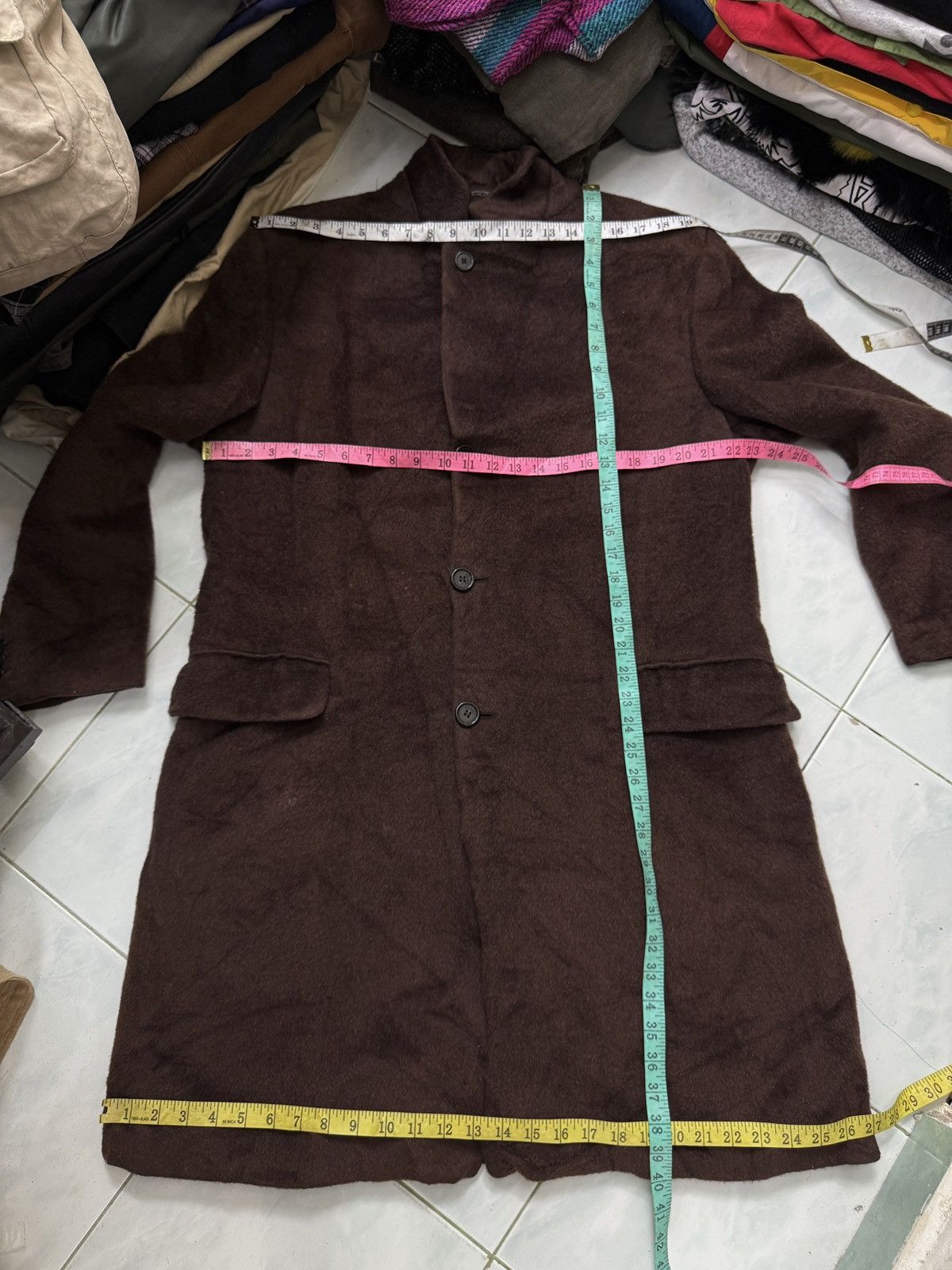 Fendi 🔥🔥🔥STEALS VTG FENDI MOHAIR WOOL LONG COAT Size US L / EU 52-54 / 3 - 12 Thumbnail