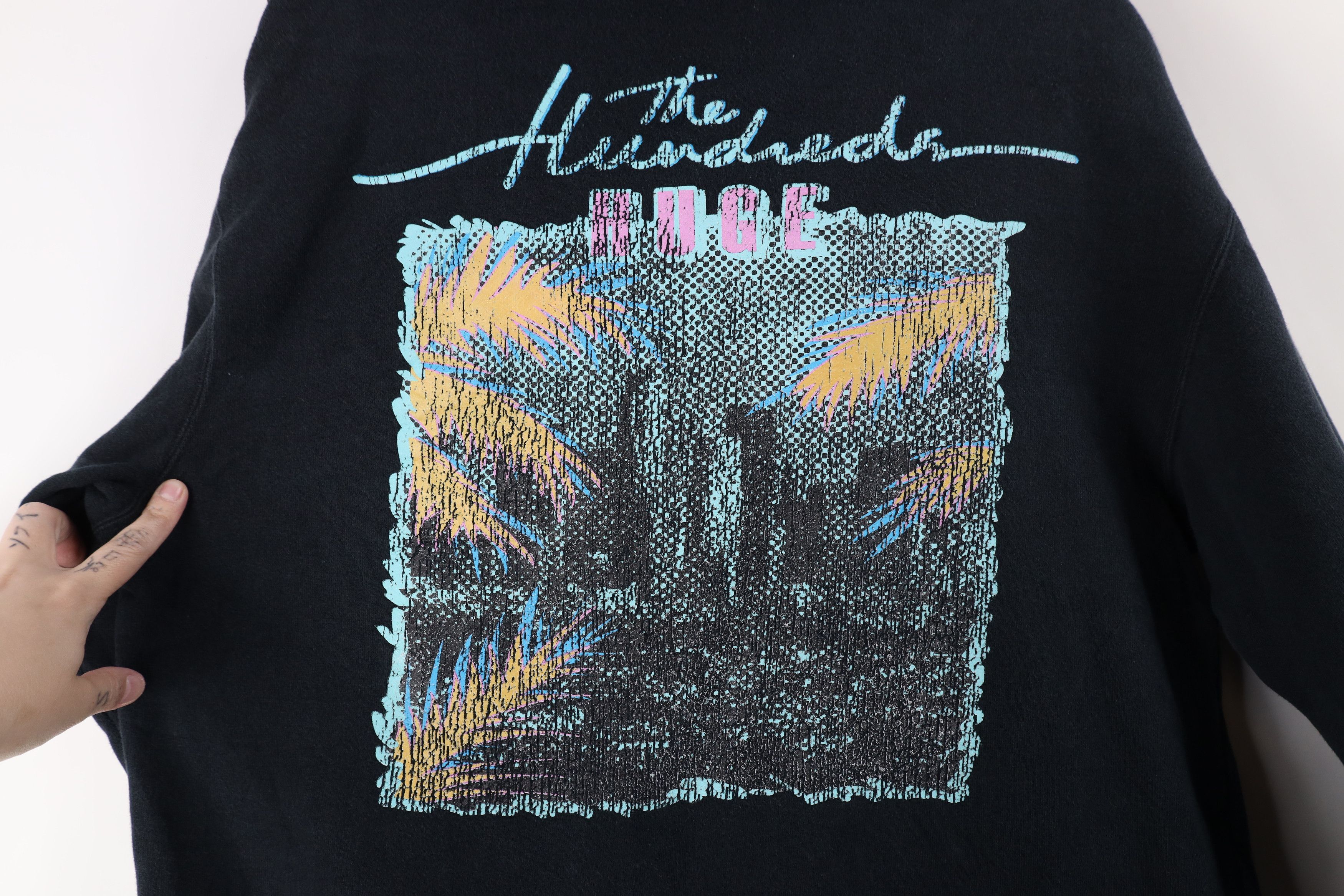 Vintage The Hundreds Spell Out Miami Hoodie Sweatshirt Black Size US M / EU 48-50 / 2 - 11 Thumbnail