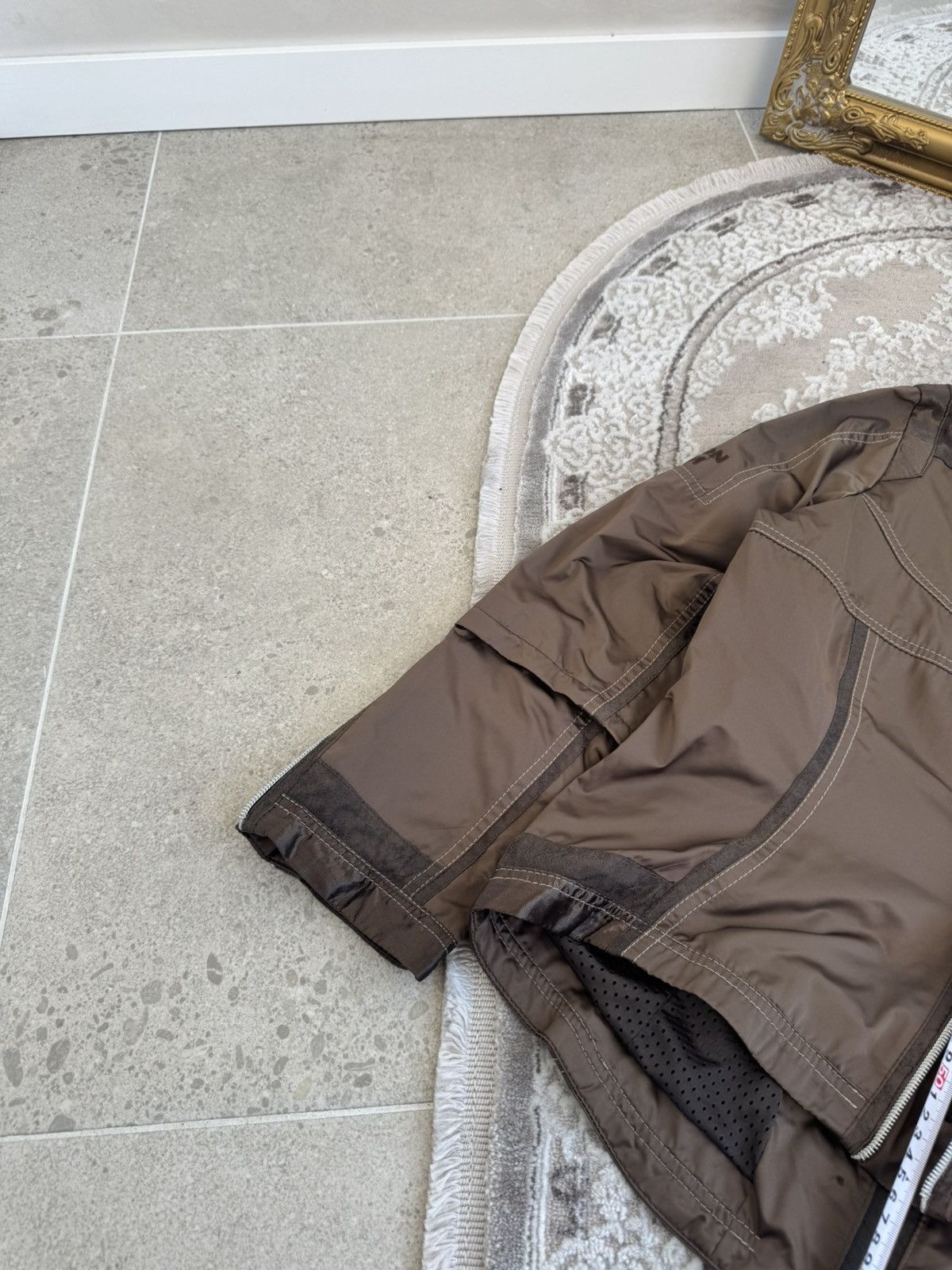Japanese Brand Vintage Y2K Diesel Style Multi Zip Nylon Bomber Jacket Size S / US 4 / IT 40 - 10 Thumbnail