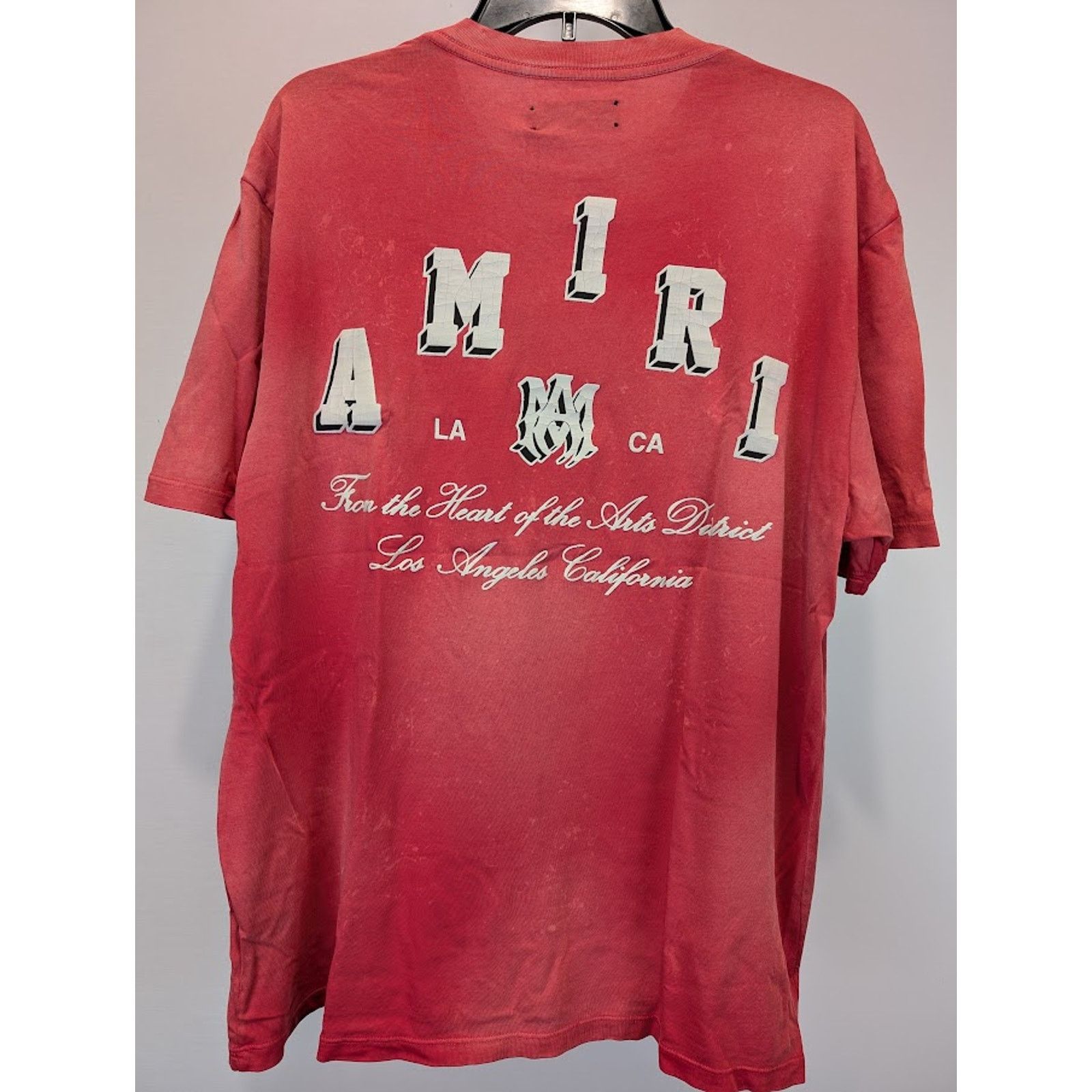 Amiri o1rshd1 Vintage Collegiate Tee T-Shirt in Red Size US XL / EU 56 / 4 - 13 Thumbnail