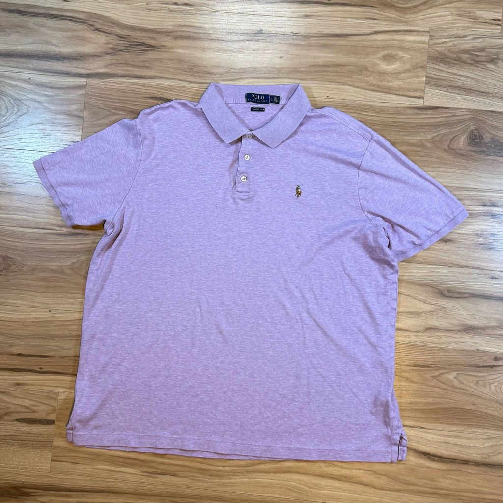Polo Ralph Lauren Polo Ralph Lauren Men’s XL Classic Fit Polo Shirt Pink Size US XL / EU 56 / 4 - 1 Thumbnail
