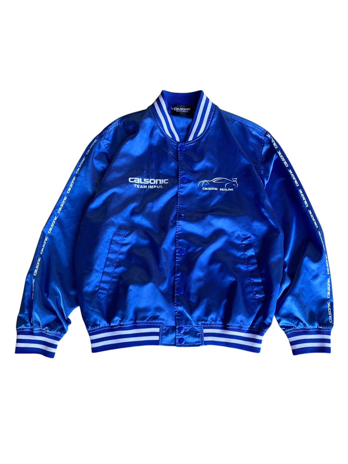 Sports Specialties Toyota Calsonic skyline team button nylon jacket Size US M / EU 48-50 / 2 - 4 Thumbnail