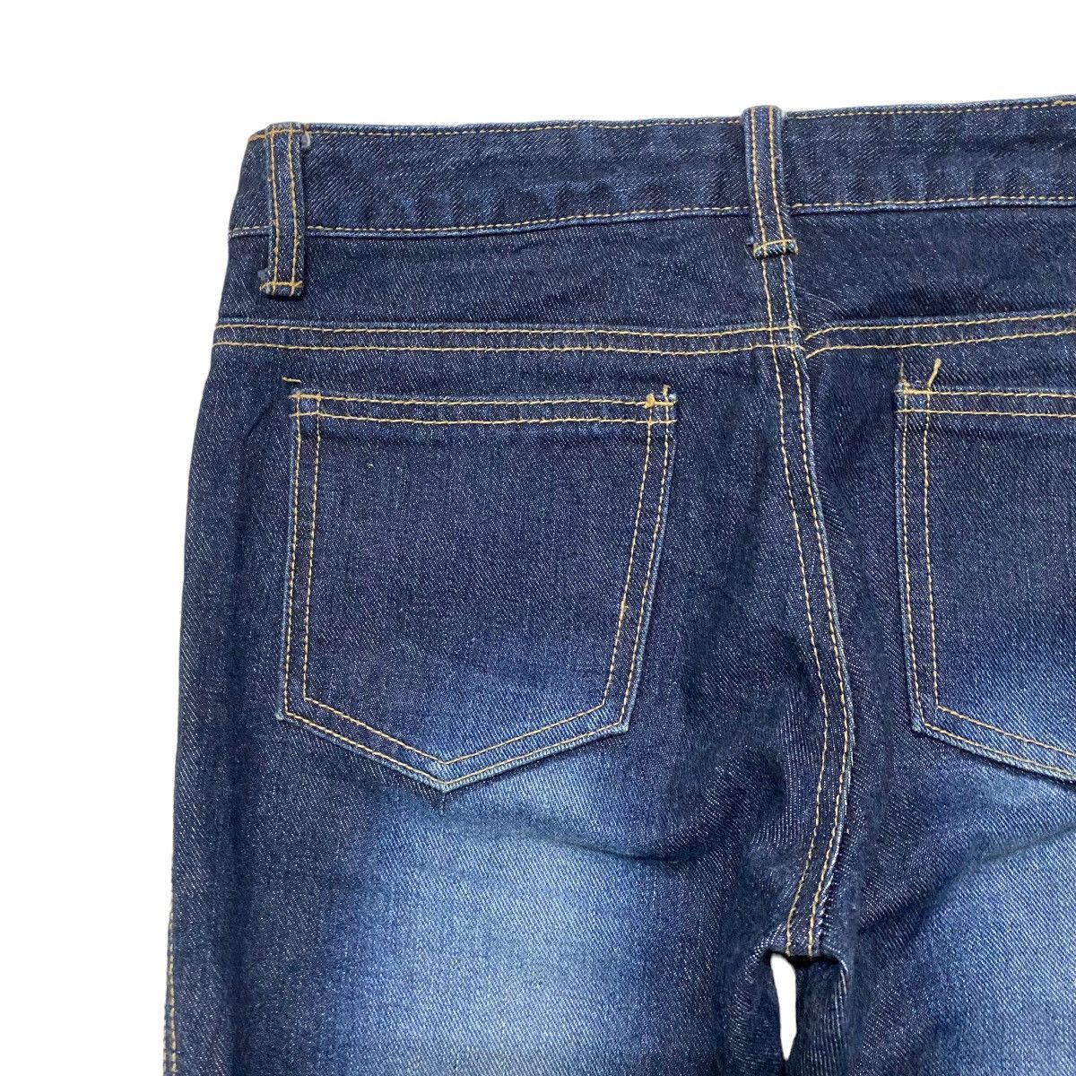 Japanese Brand SCANDAL COWBOY Denim Super Flare Patchwork Jeans Size US 28 / EU 44 - 11 Thumbnail