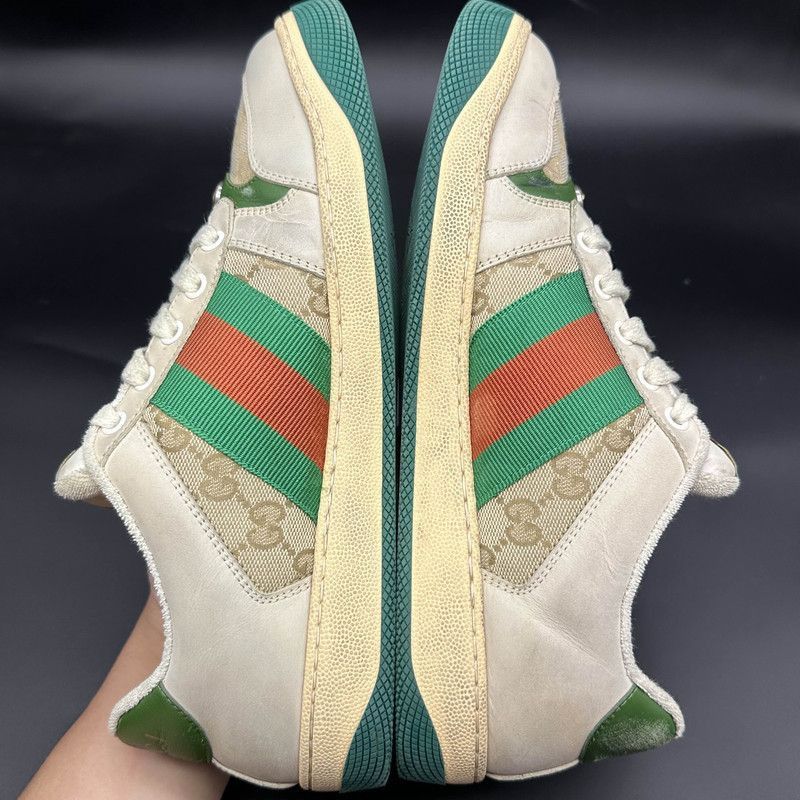 Gucci Gucci Screener Dirty Sneakers for Men - Size US 7.5 / EU 40-41 - 7 Thumbnail