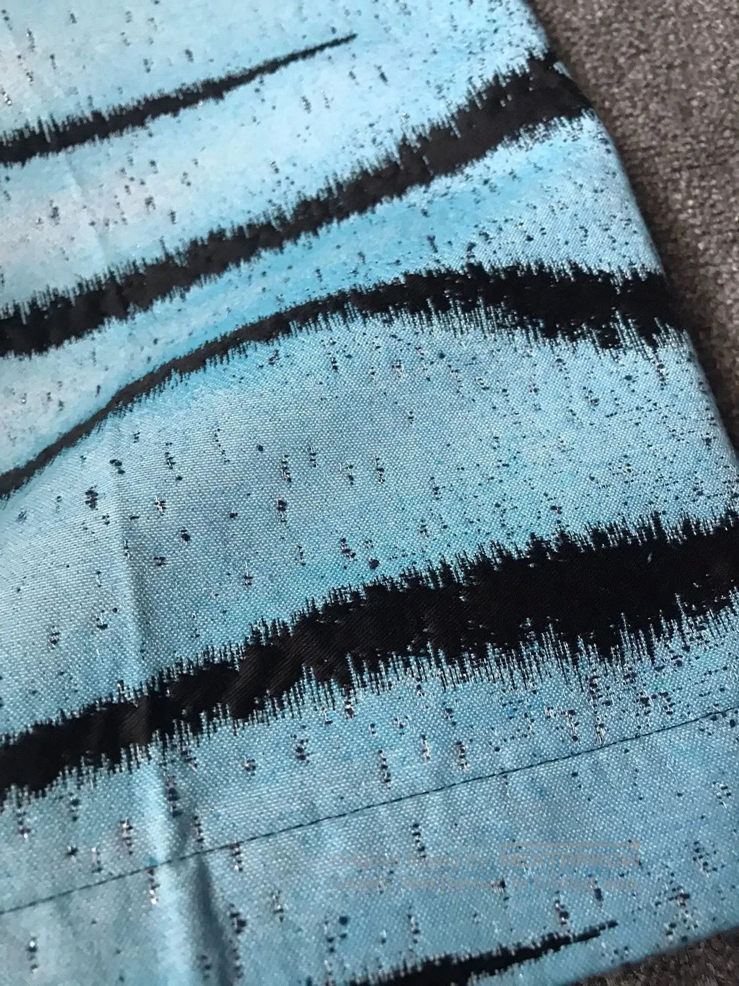 Valentino Blue Striped Casual Shorts. Size US 34 / EU 50 - 3 Thumbnail