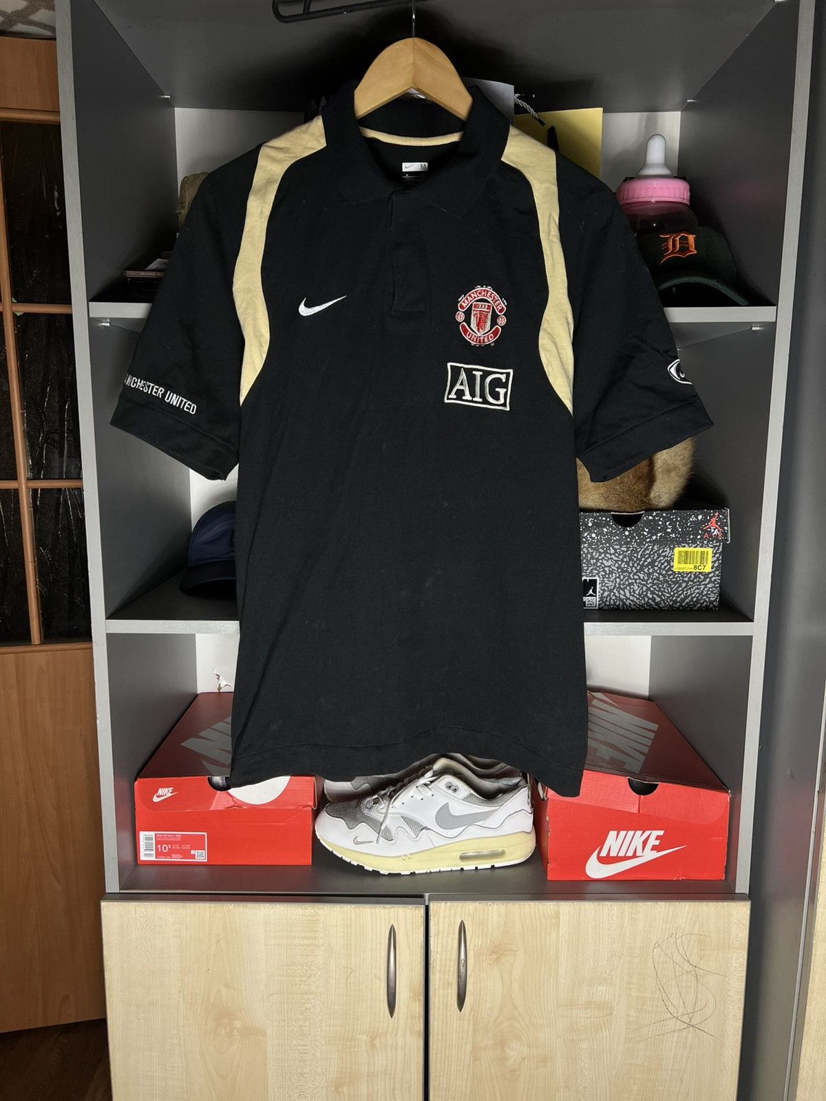 Nike × Vintage Vintage 00s Nike O2 England rugby jersey Rose black