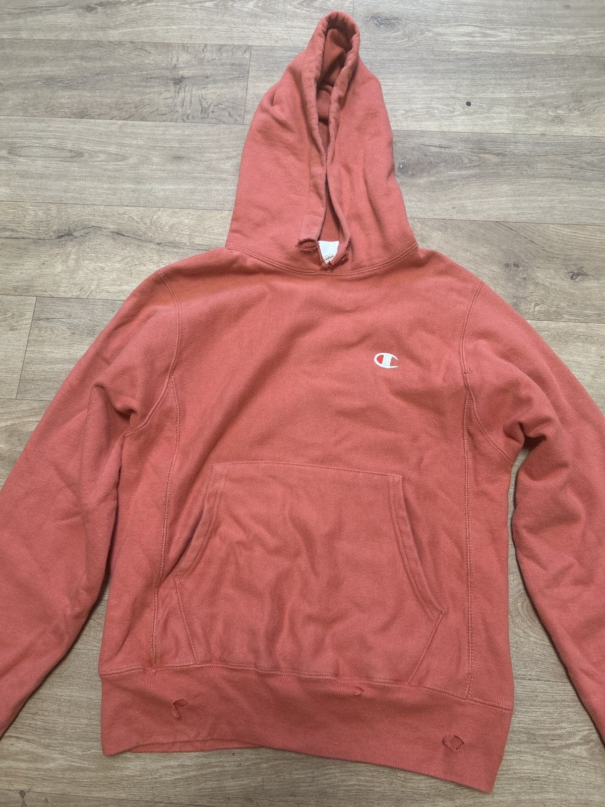 Champion Distressed Vintage Reverse Weave Champion Hoodie Size US XS / EU 42 / 0 - 1 Thumbnail