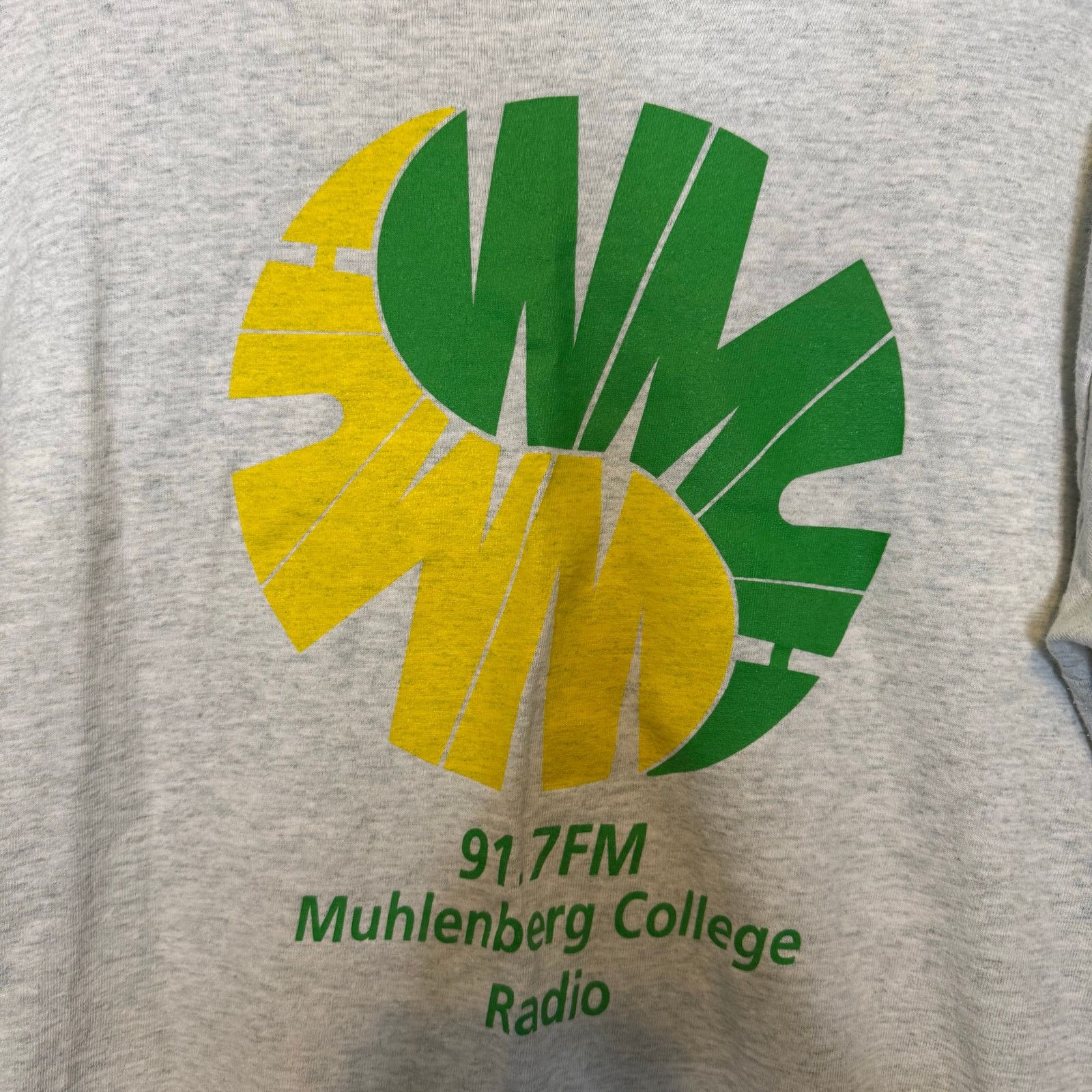 Fruit Of The Loom Vtg Fruit of the Loom Muhlenberg Radio Tee L Single Stitch Size US L / EU 52-54 / 3 - 3 Thumbnail