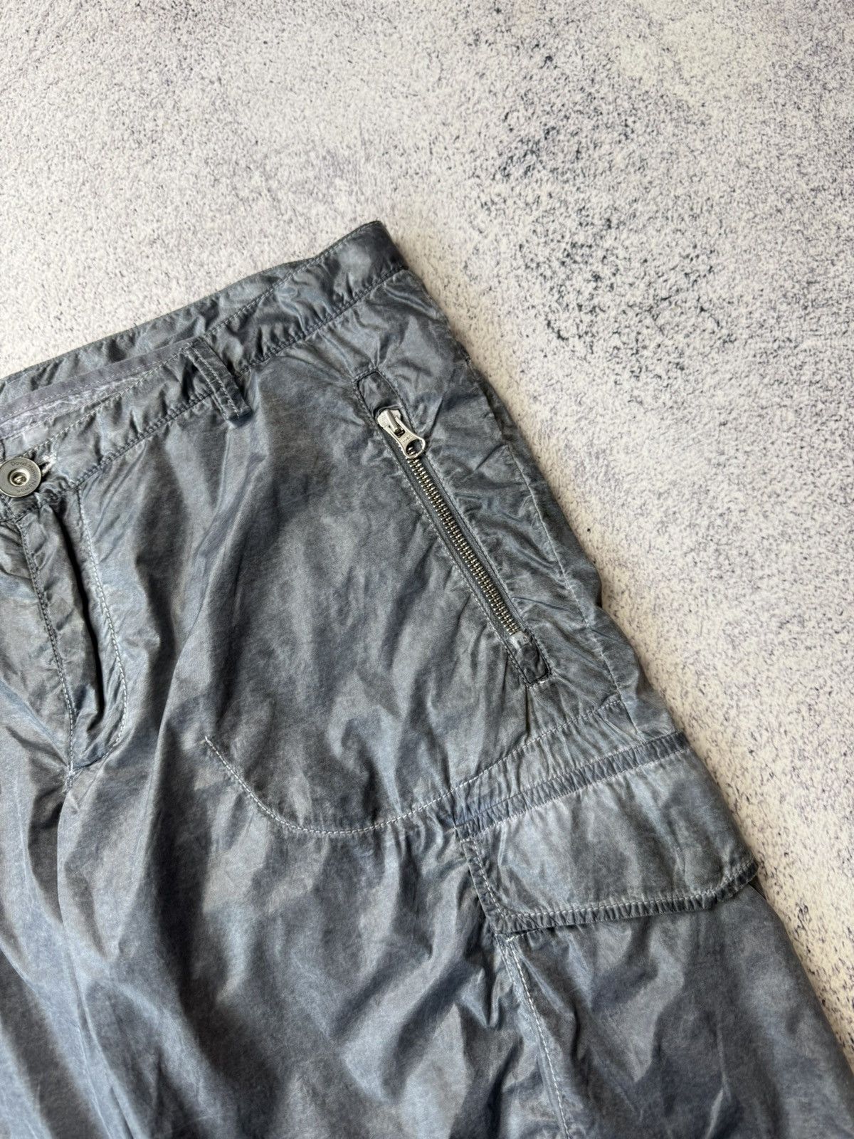 Vintage David Mayer Noman Nylon Metal cargo Shorts Stone Island Styl Size US 32 / EU 48 - 7 Thumbnail
