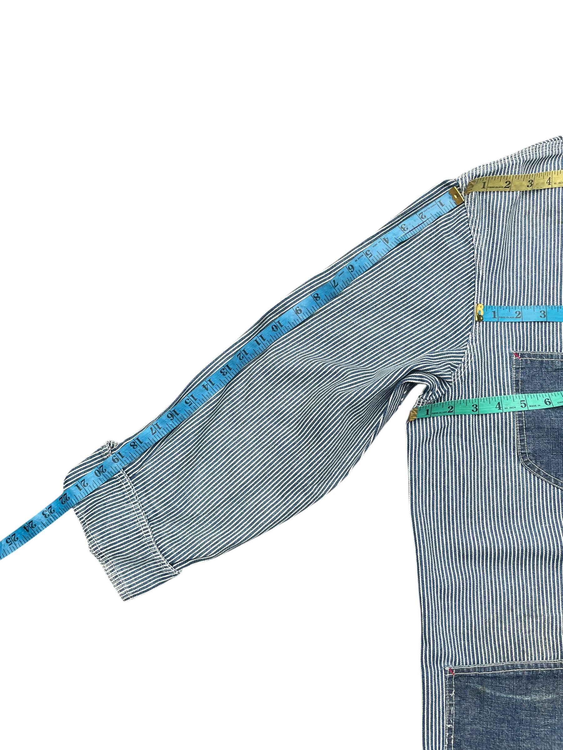 Japanese Brand Body Wave Hickory Stripes Chore Jacket Size US XL / EU 56 / 4 - 9 Thumbnail
