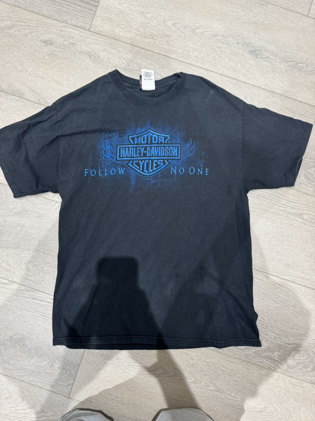 Harley Davidson × Vintage Vintage Faded Black Harley “Tucson” Tee Size US L / EU 52-54 / 3 - 1 Thumbnail