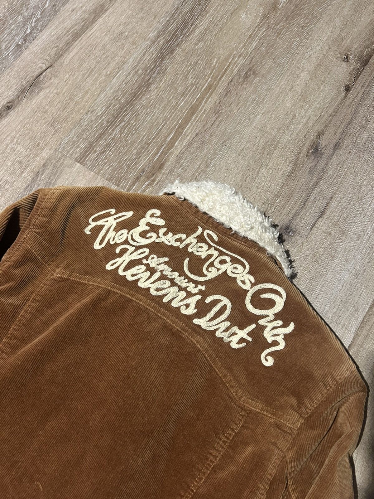 In The Attic Japanese Brand Corduroy Embroidered Faux Fur Jacket Size US S / EU 44-46 / 1 - 5 Thumbnail