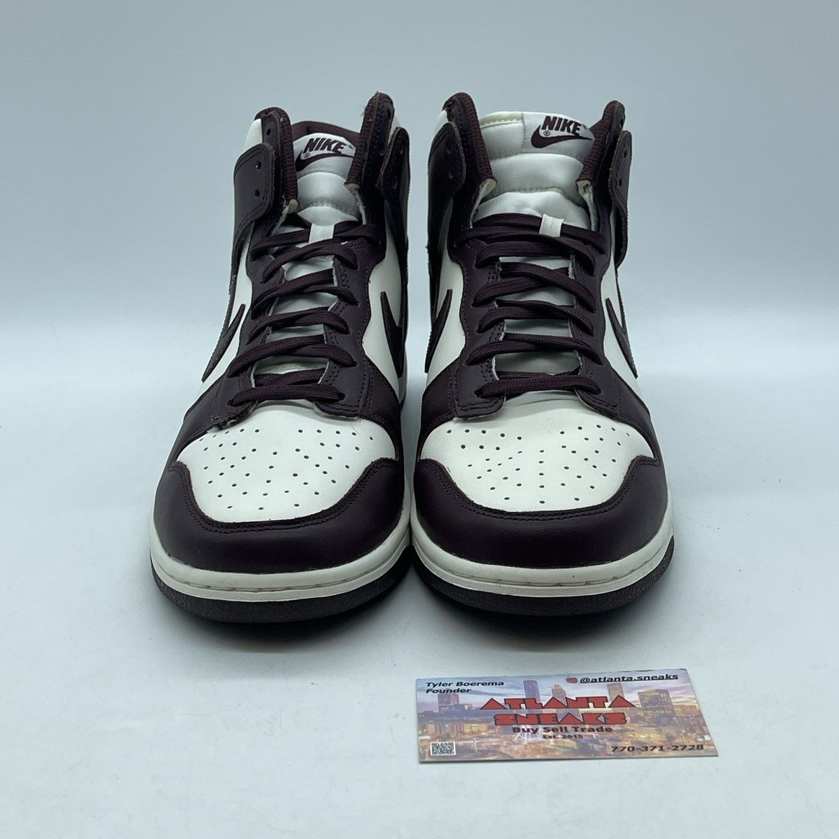 Jordan Brand Wmns air Jordan dunk high burgundy crush Size US 9.5 / IT 39.5 - 2 Thumbnail