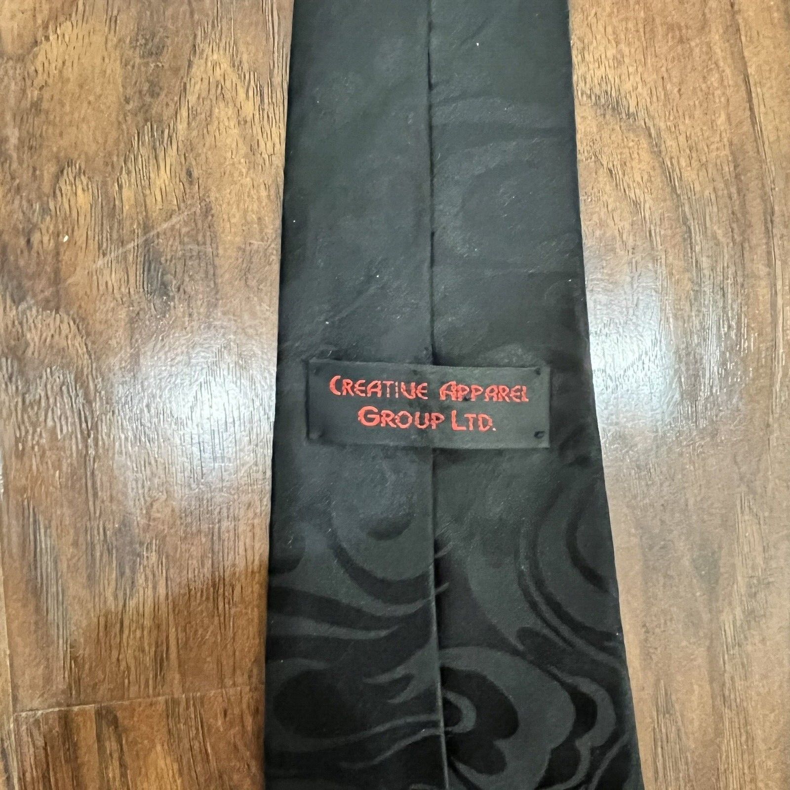 Other Vintage Christmas Necktie Black Christmas Tree big star Size ONE SIZE - 5 Thumbnail
