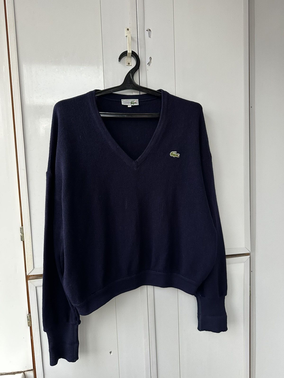 Lacoste 🇫🇷 Vintage Chemise Cardigan Lacoste Made in France Size US L / EU 52-54 / 3 - 9 Thumbnail
