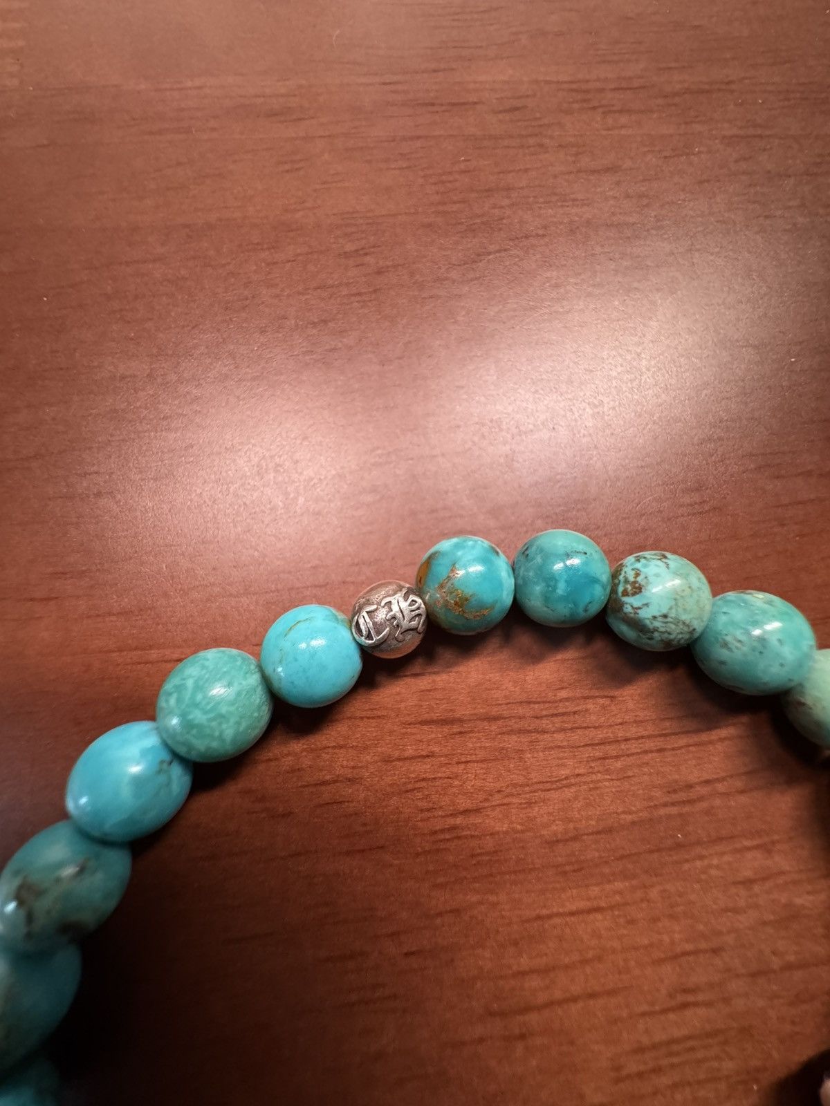 Chrome Hearts Chrome Hearts Turquoise Bead Bracelet Size ONE SIZE - 6 Thumbnail