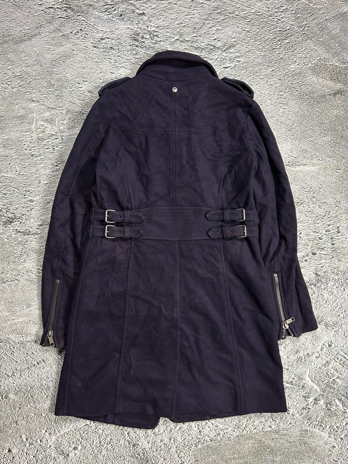 Diesel × Vintage Diesel coat purple Y2K wool cashmere blend vintage Size US S / EU 44-46 / 1 - 9 Thumbnail