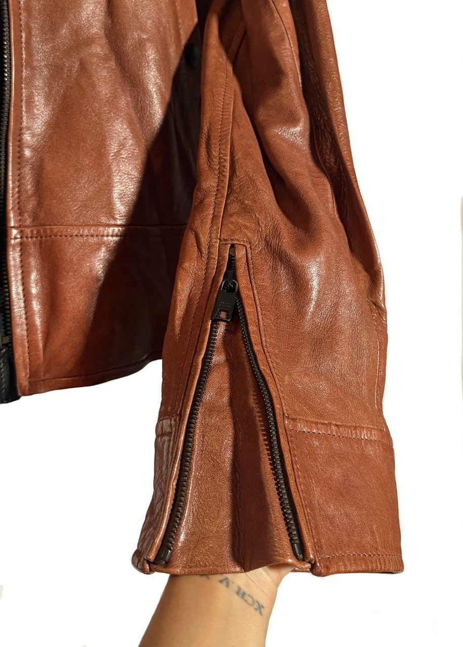 Marc Jacobs Marc Jacobs Cognac Brown Leather Jacket Size US M / EU 48-50 / 2 - 6 Thumbnail