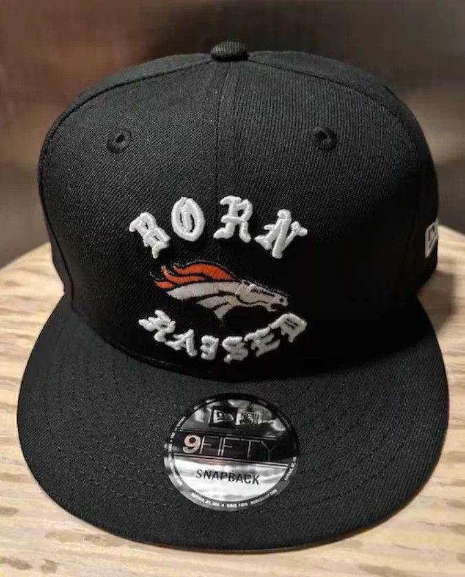Born X Raised × NFL NEW ERA NFL + BRONCOS SNAPBACK ROCKER HAT: BLACK Size ONE SIZE - 1 Thumbnail