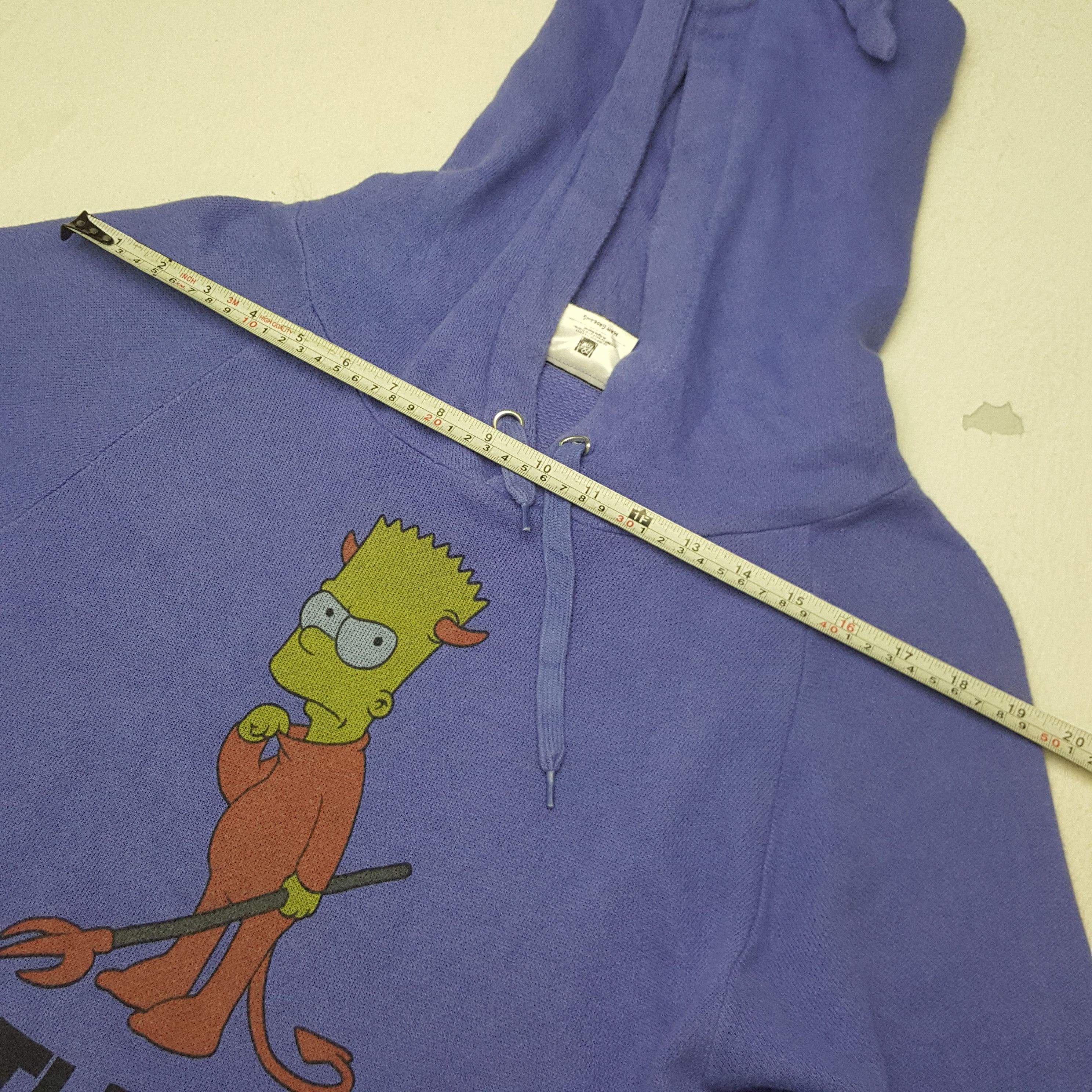 The Simpsons × Vintage Vintage Little Devil The Simpsons Cartoon Hoodies Size US S / EU 44-46 / 1 - 5 Thumbnail