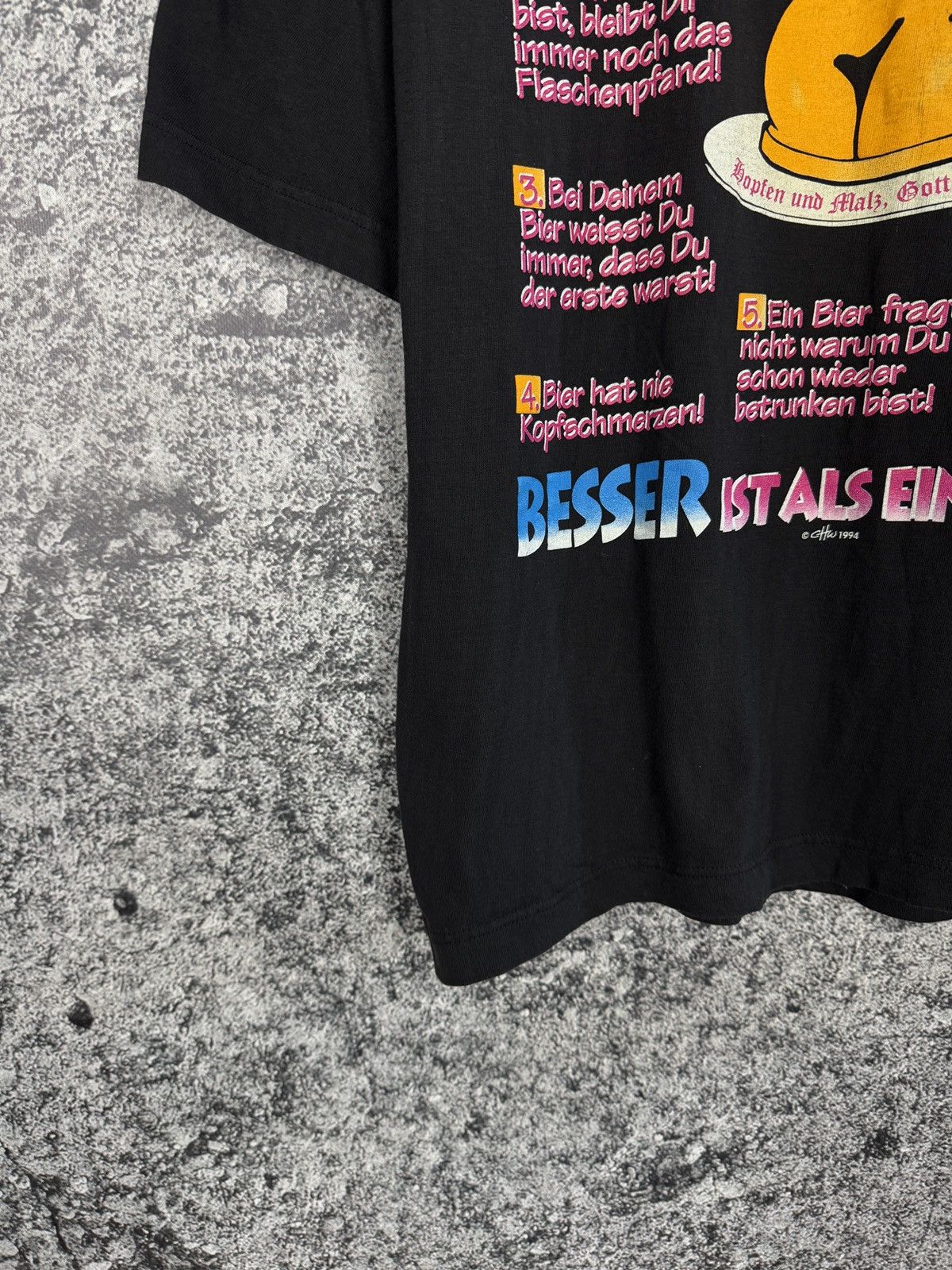 Vintage Vintage 1994 German Beer Humor Graphic T-Shirt Rare XXL Size US XXL / EU 58 / 5 - 4 Thumbnail