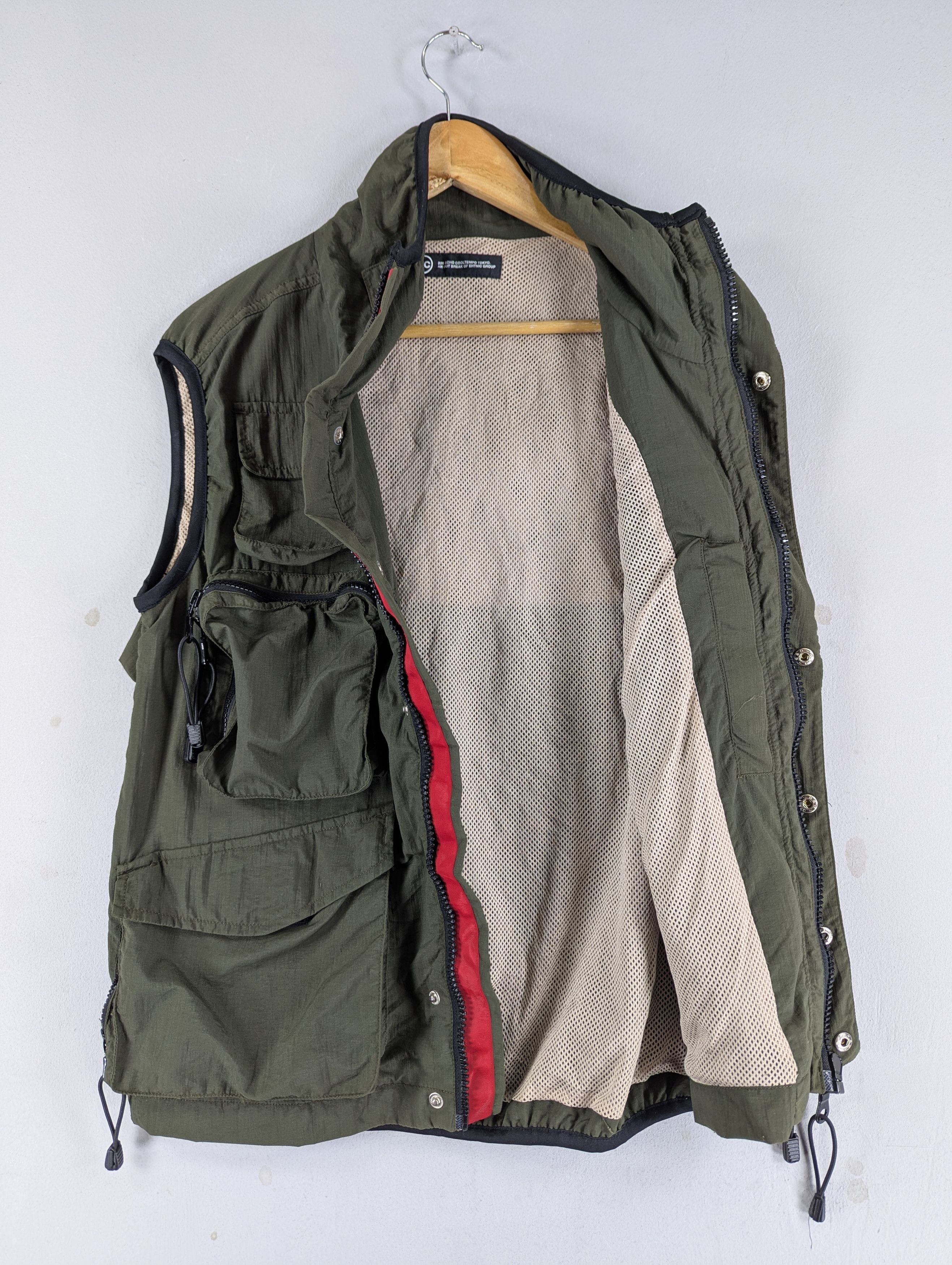 Japanese Brand 226 Echo Cooltempo Tokyo Multipocket Vest Jacket Size US S / EU 44-46 / 1 - 7 Thumbnail