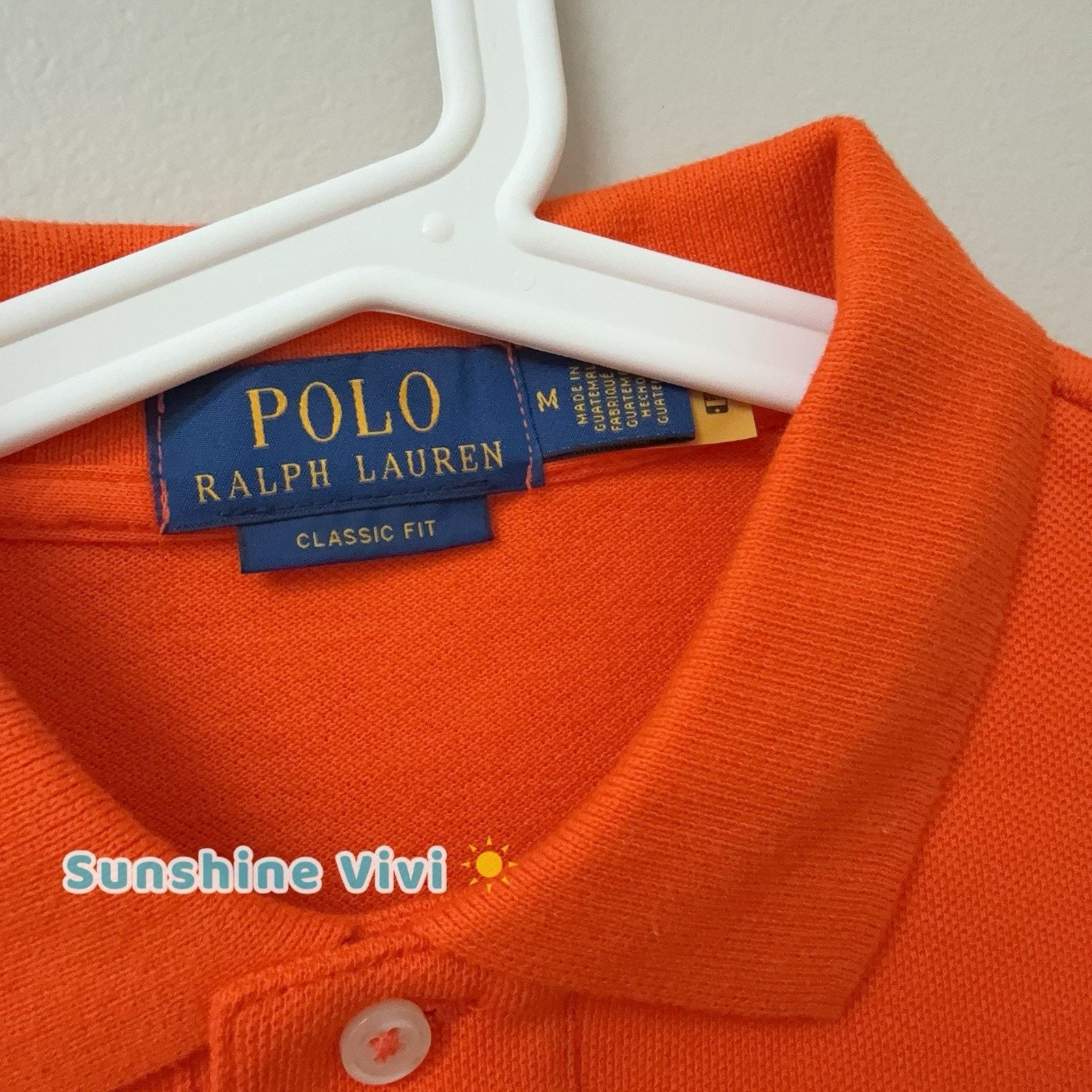Polo Ralph Lauren NWT Polo Ralph Lauren Classic Fit Polo Shirt Men's M Orange Size US M / EU 48-50 / 2 - 3 Thumbnail