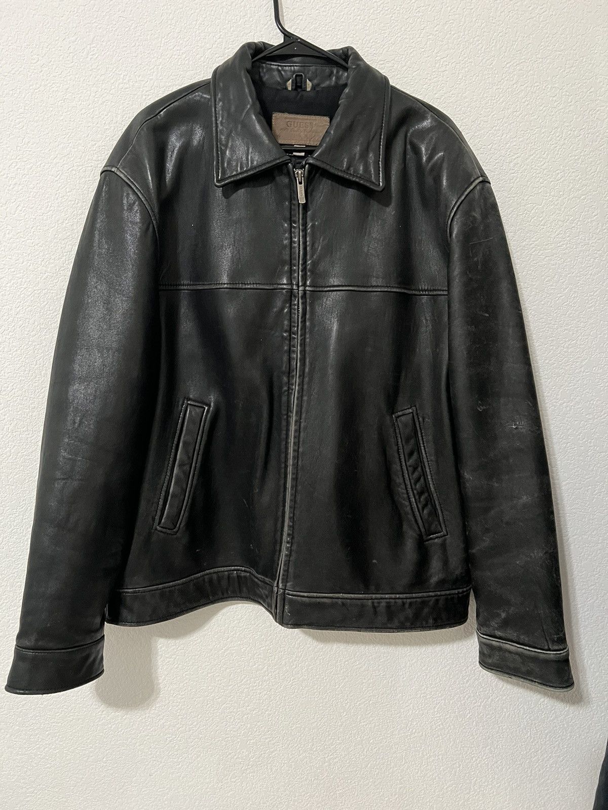 Vintage Vintage 1980’s Guess Leather Jacket | Grailed