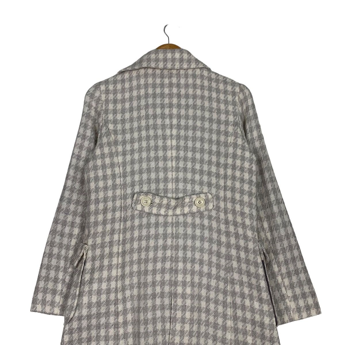 Junko Shimada JUNKO SHIMADA Checked Wool Double Breasted Coat #1072-C49 Size S / US 4 / IT 40 - 8 Thumbnail