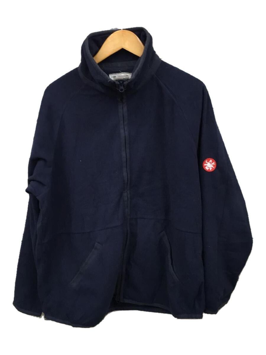 Cav Empt Navy Plain Fleece Zip-Up | Grailed