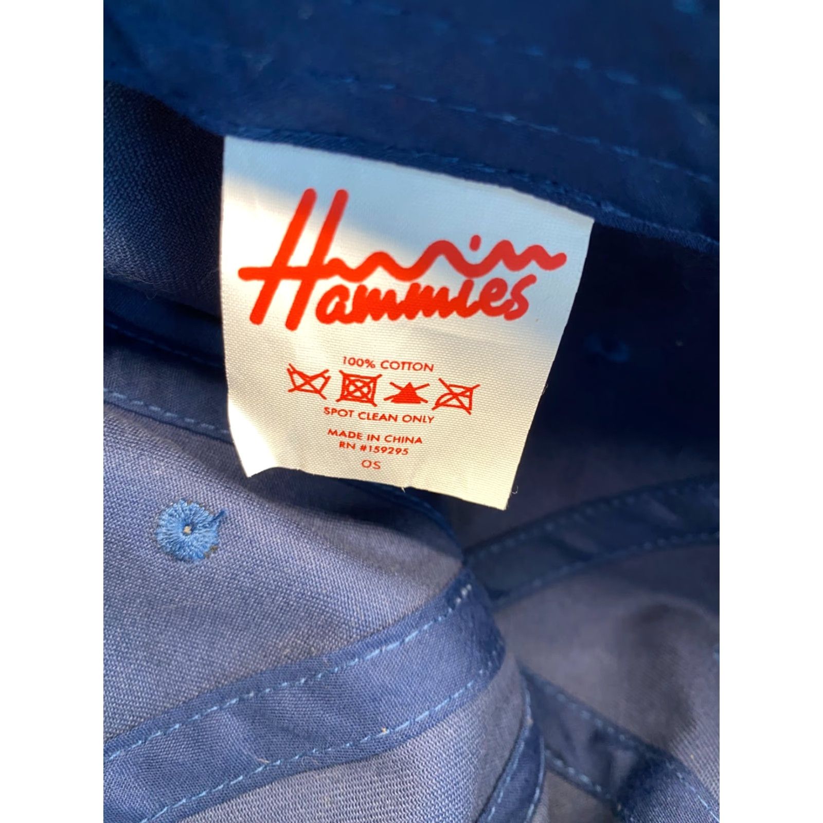 Vintage Hammies Hat Cap Men One Size Blue Varsity Adjustable Strapback Beach California Size ONE SIZE - 7 Thumbnail