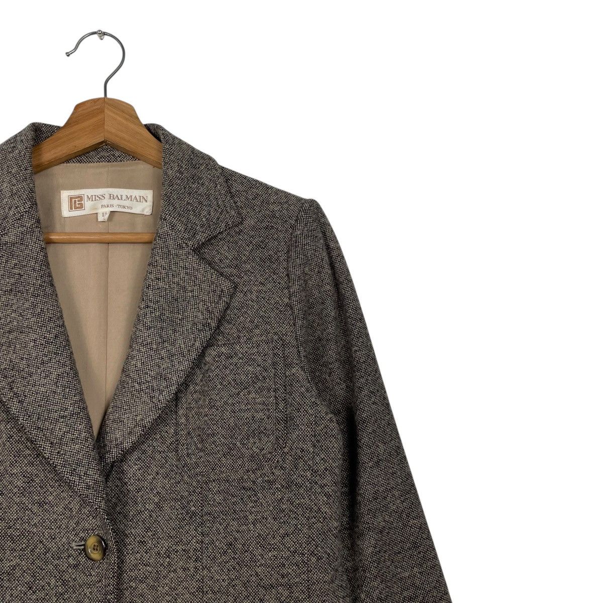 Pierre Balmain Miss Balmain Houndstooth Jacket Size S / US 4 / IT 40 - 5 Thumbnail